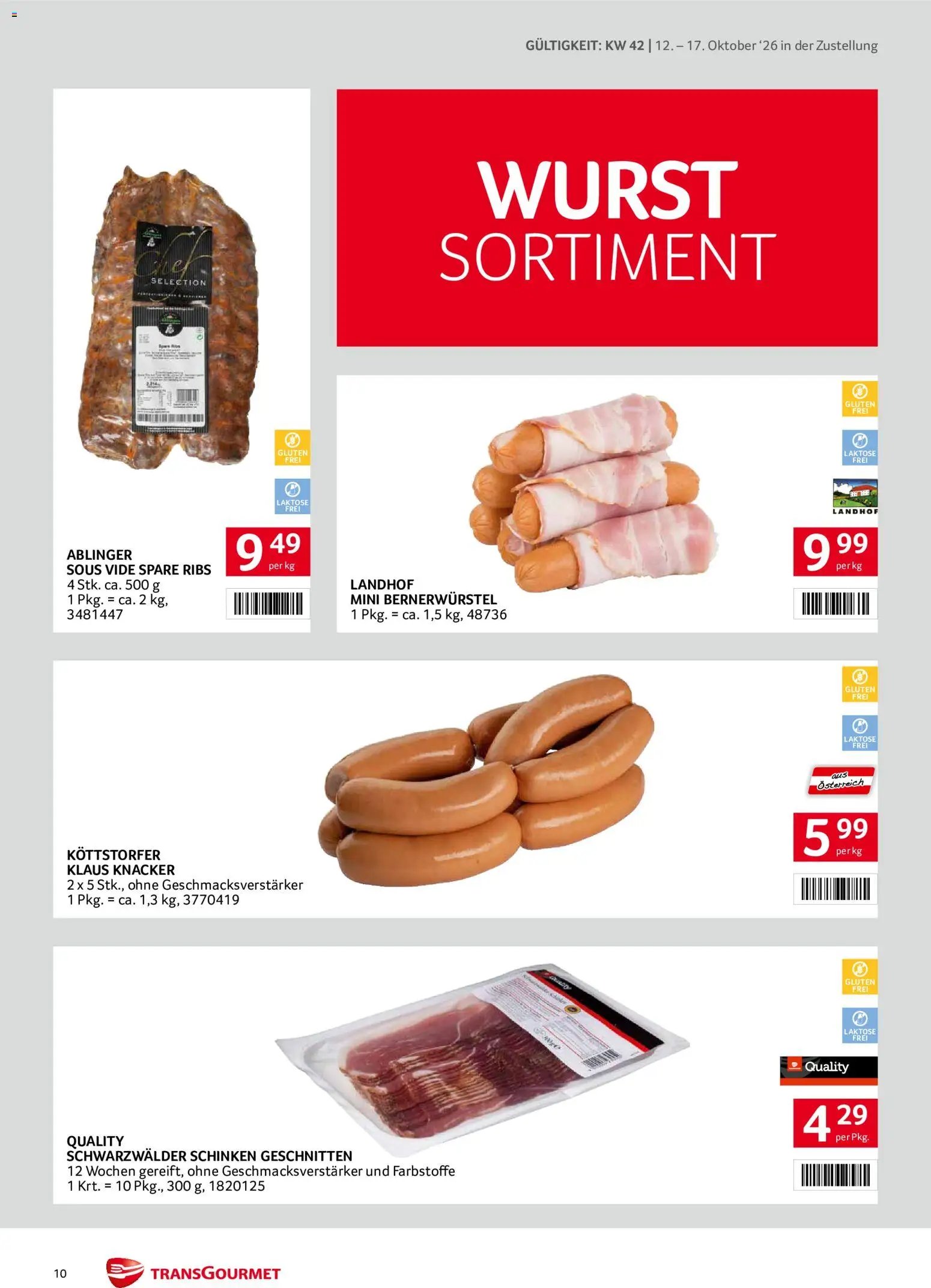 Transgourmet Flugblatt