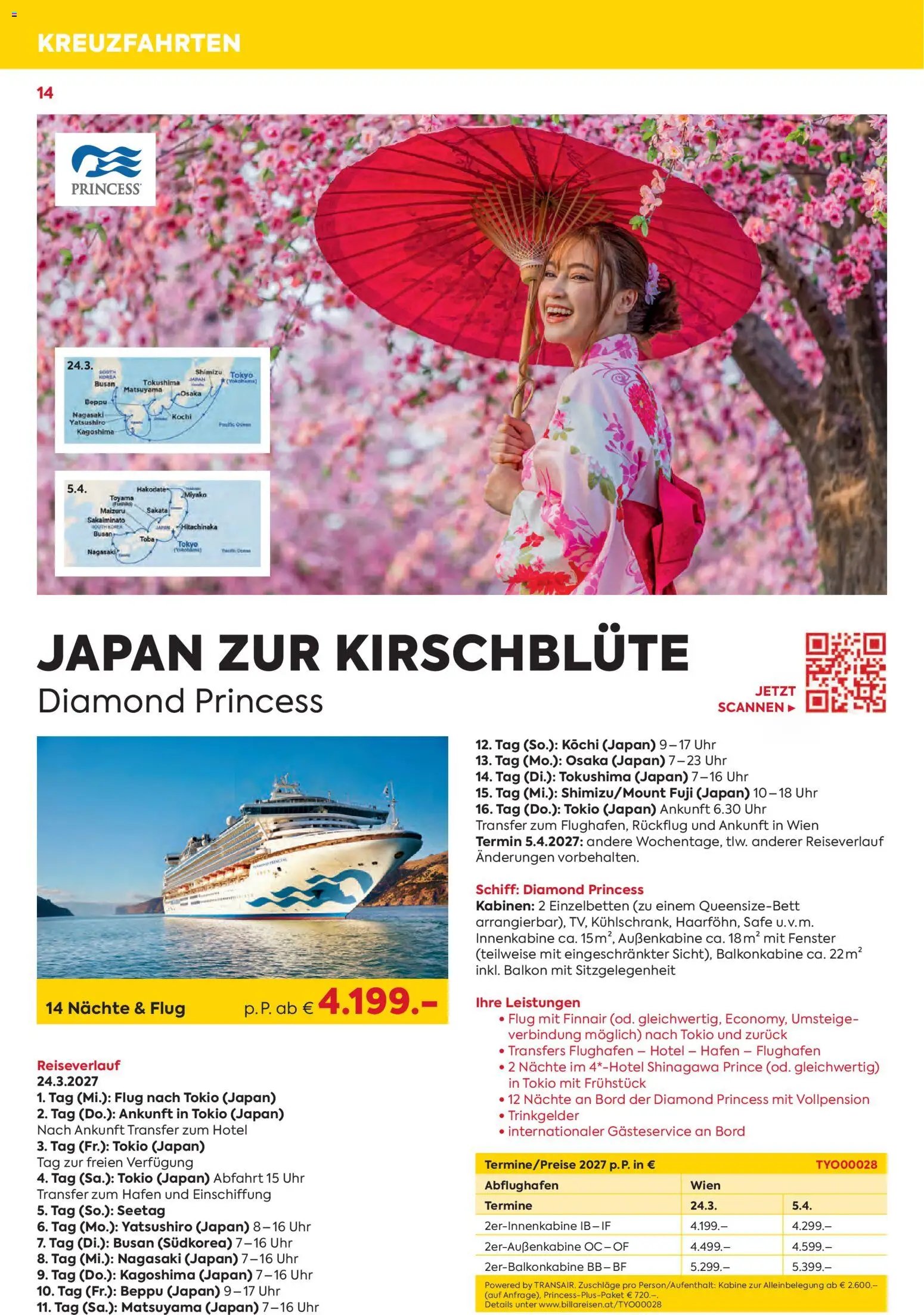 Billa - Billa Reise Kreuzfahrten Highlights