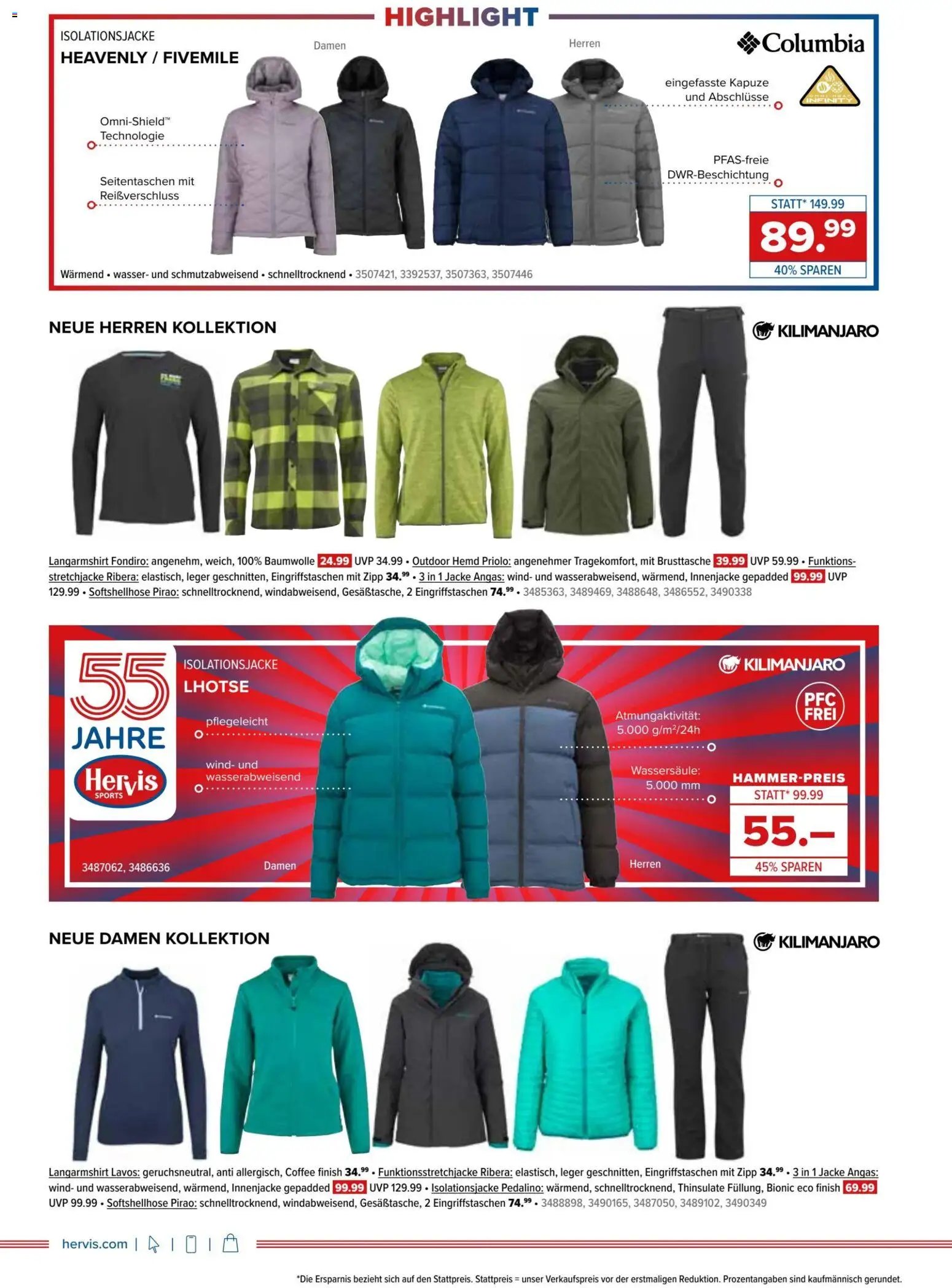 Hervis Angebote