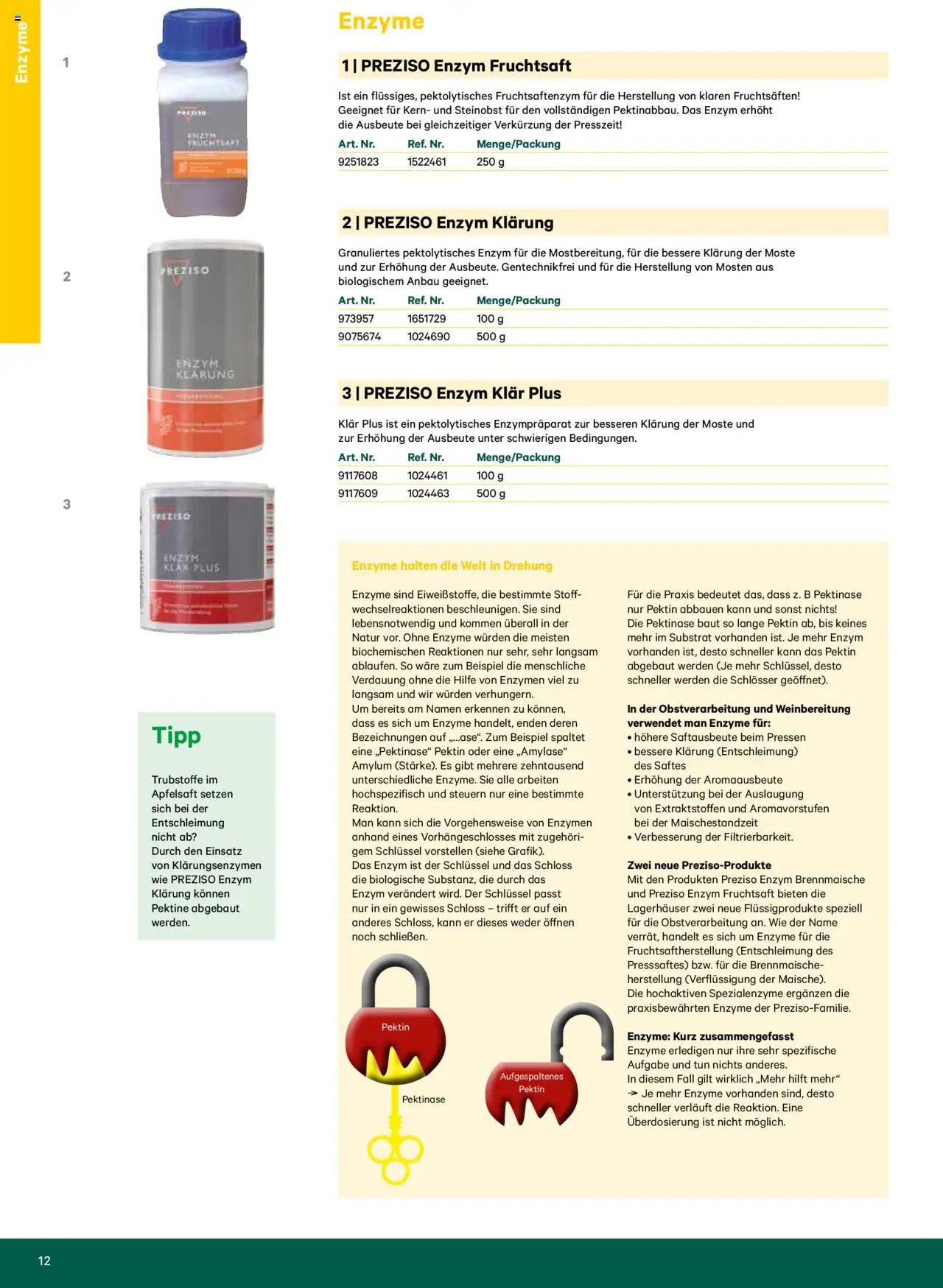 Lagerhaus Katalog Most & Saft