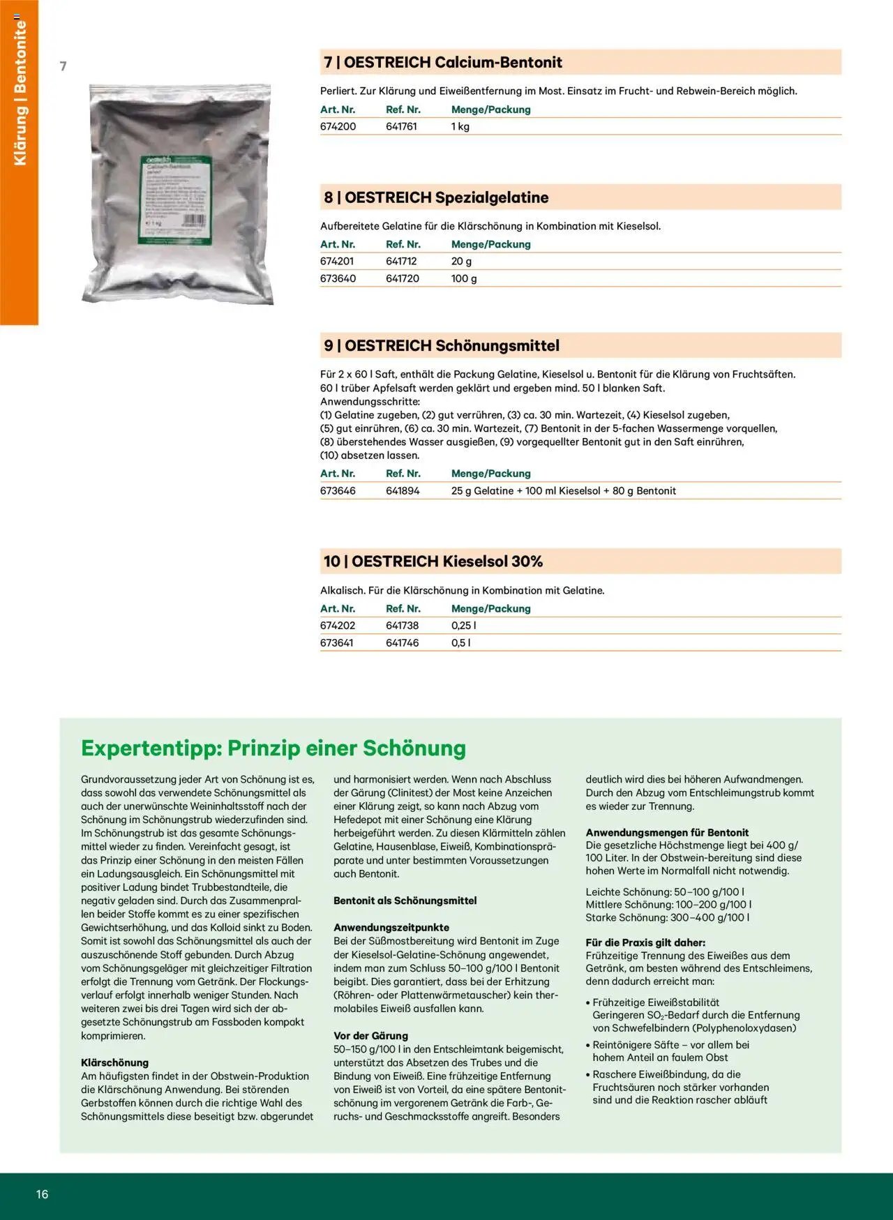 Lagerhaus Katalog Most & Saft