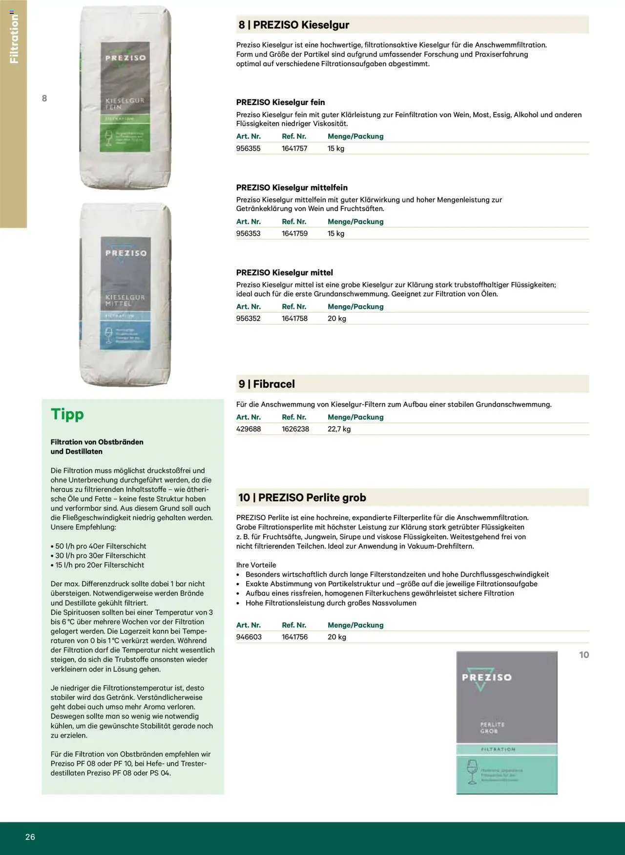 Lagerhaus Katalog Most & Saft