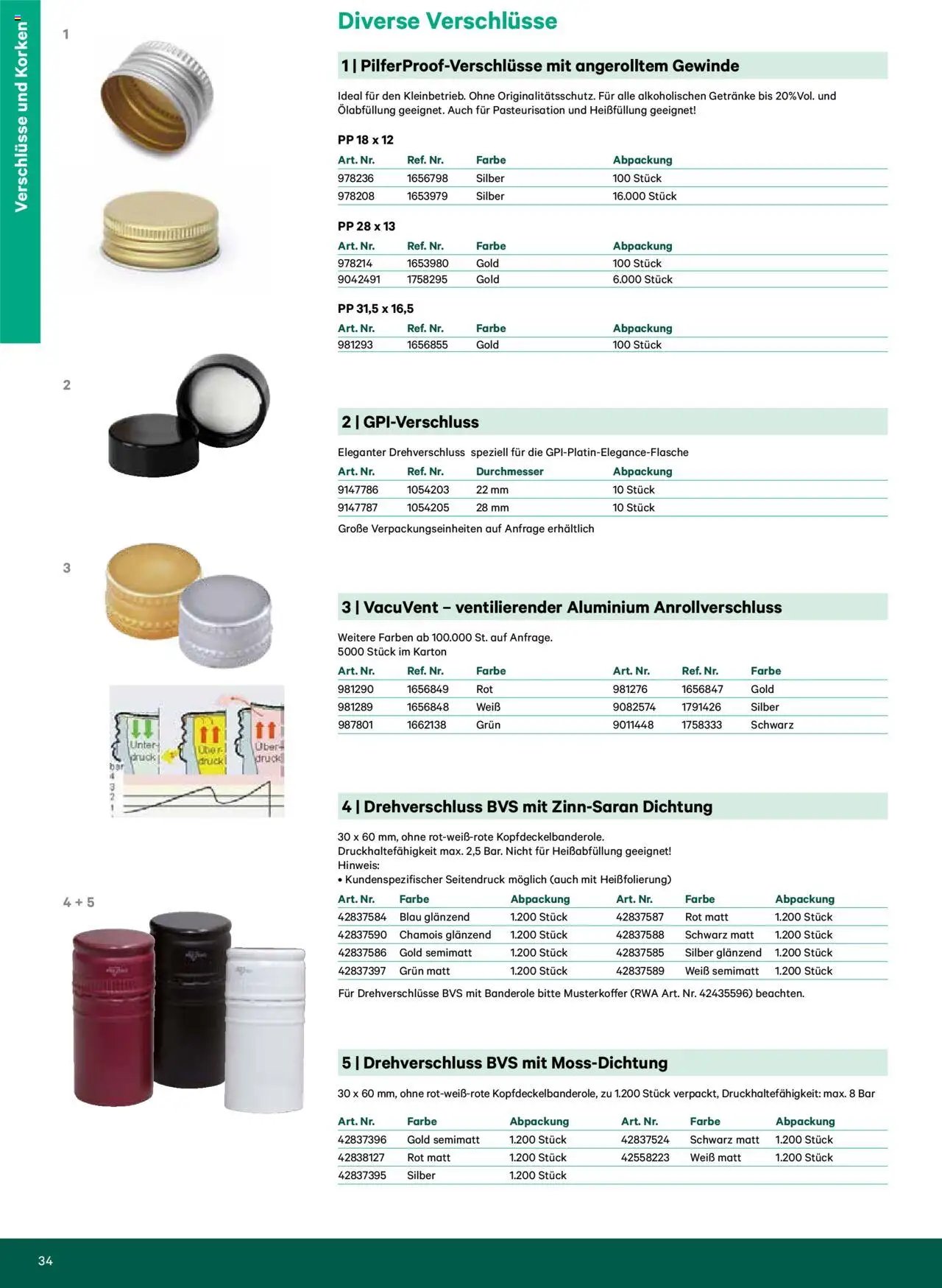 Lagerhaus Katalog Most & Saft