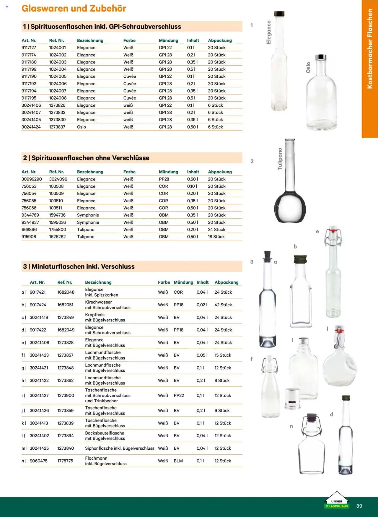 Lagerhaus Katalog Most & Saft