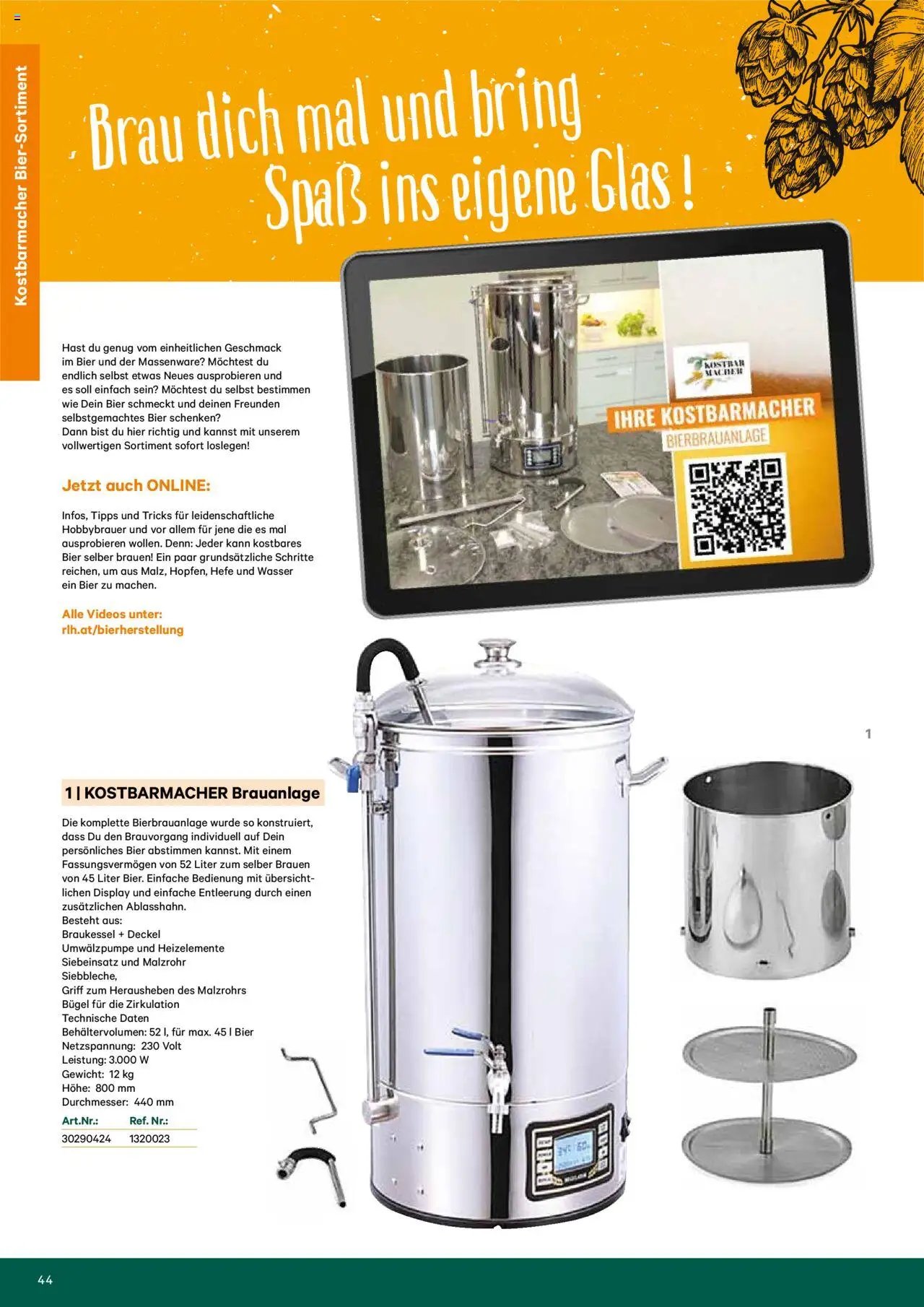 Lagerhaus Katalog Most & Saft