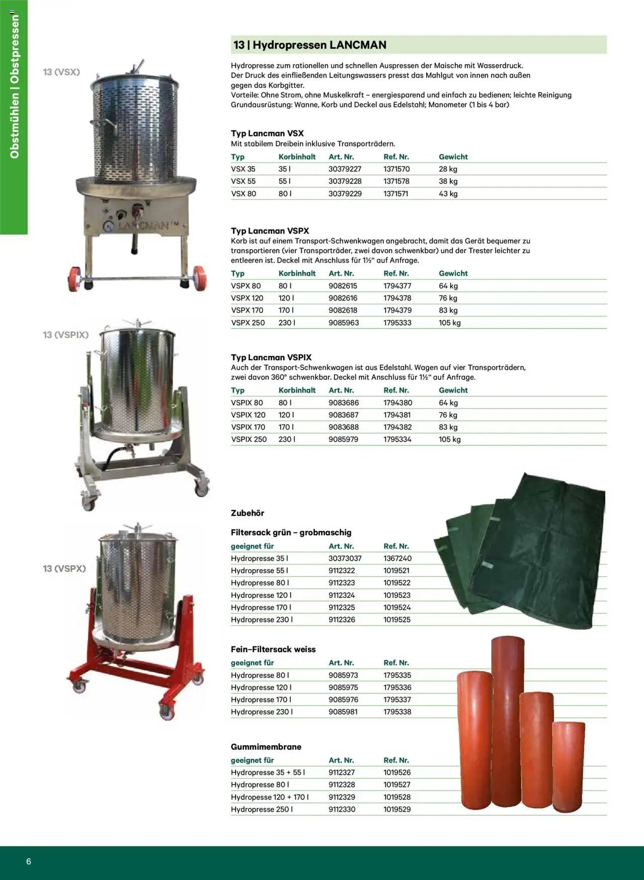 Lagerhaus Katalog Most & Saft