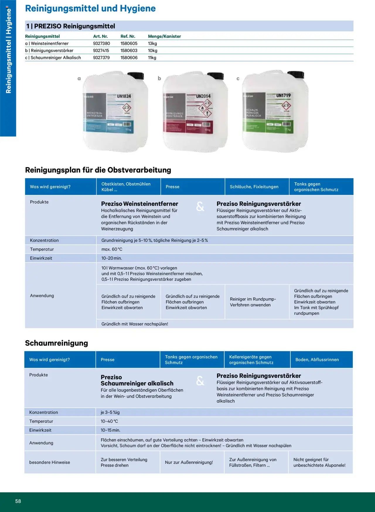 Lagerhaus Katalog Most & Saft
