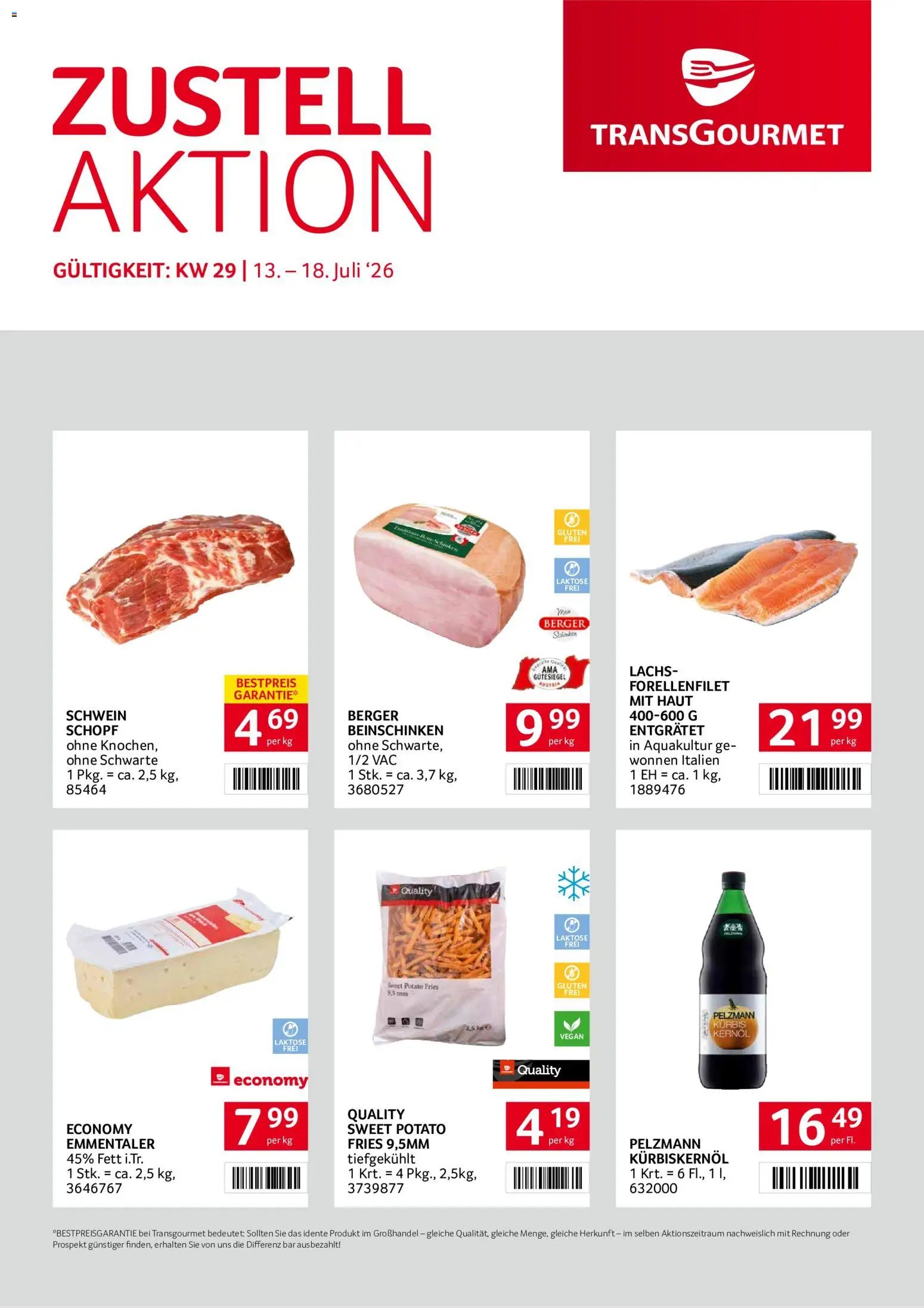 Transgourmet Zustellaktion