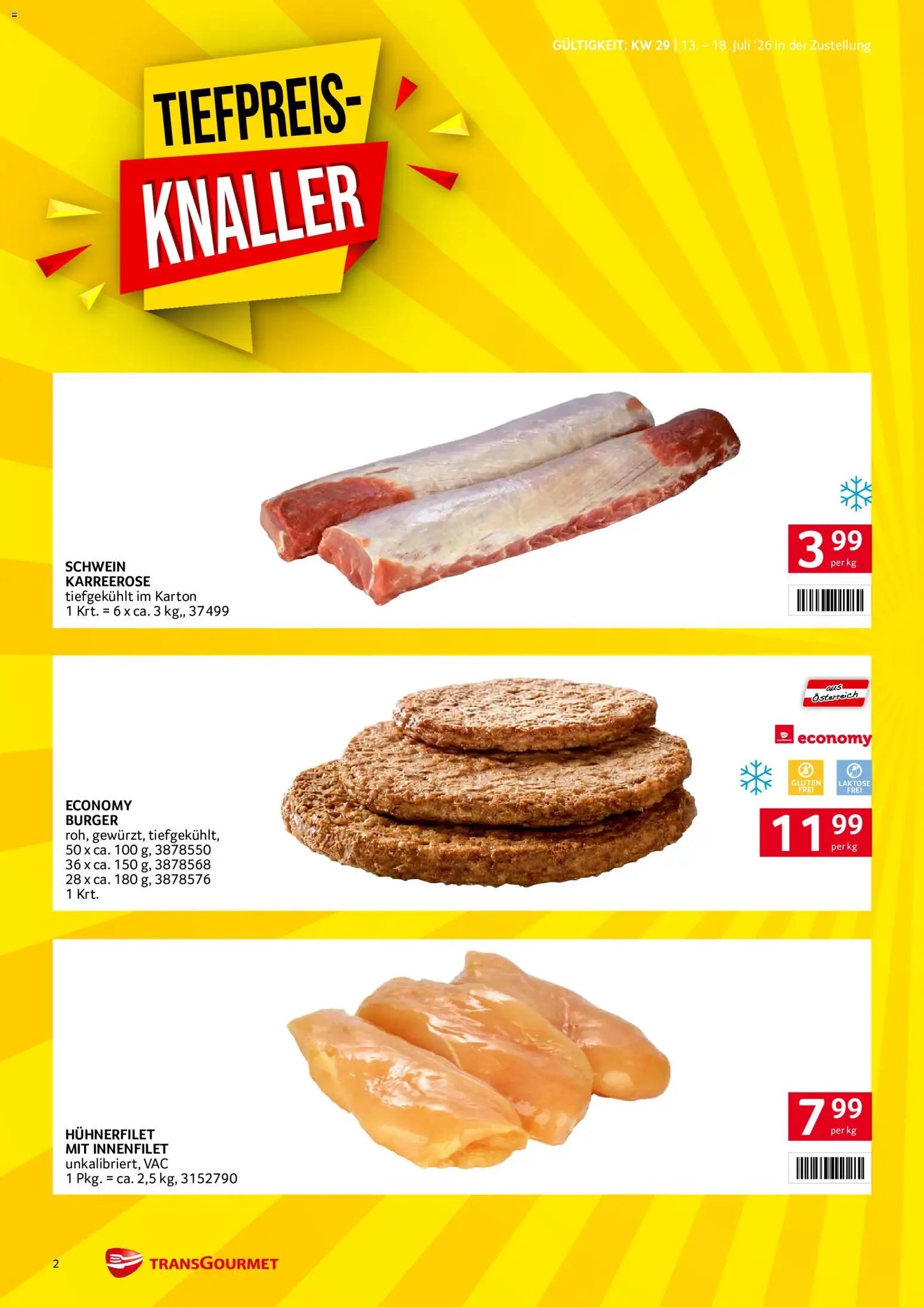 Transgourmet Zustellaktion