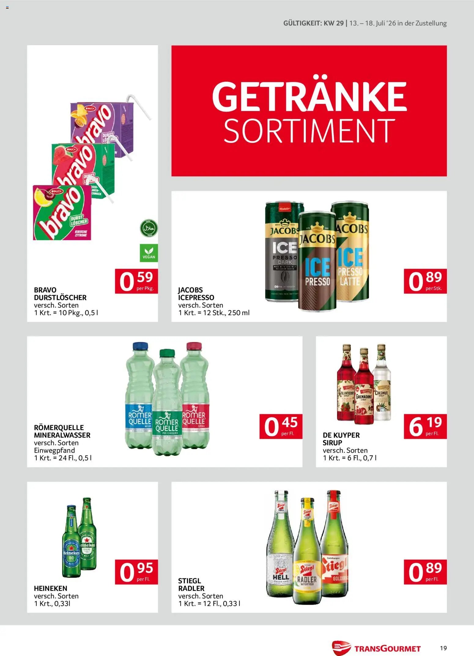 Transgourmet Zustellaktion