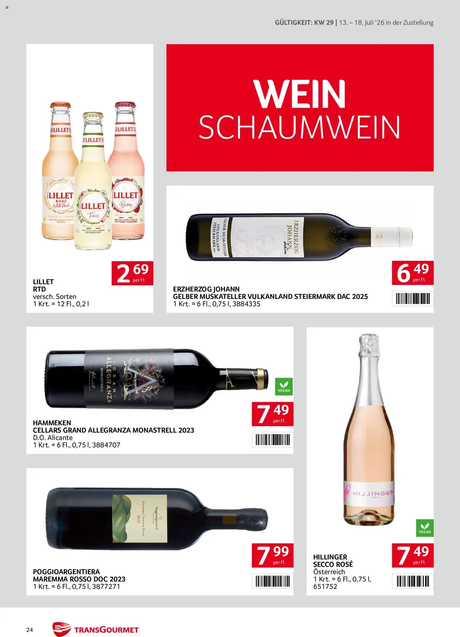 Transgourmet Zustellaktion