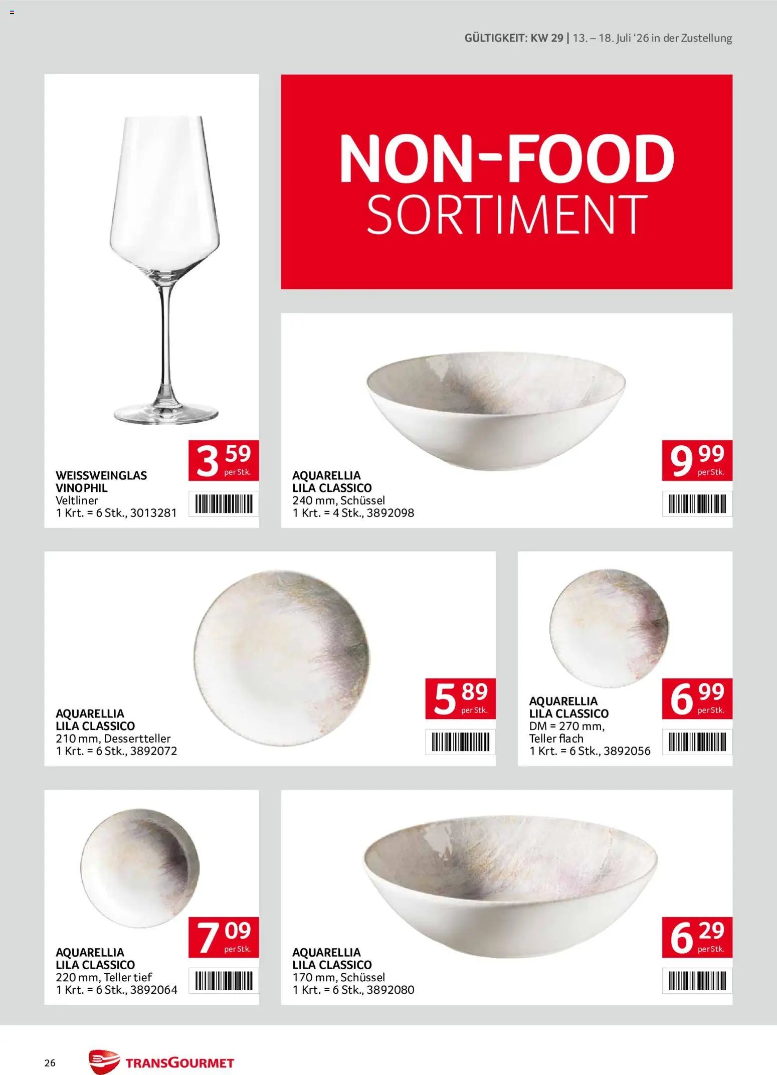 Transgourmet Zustellaktion