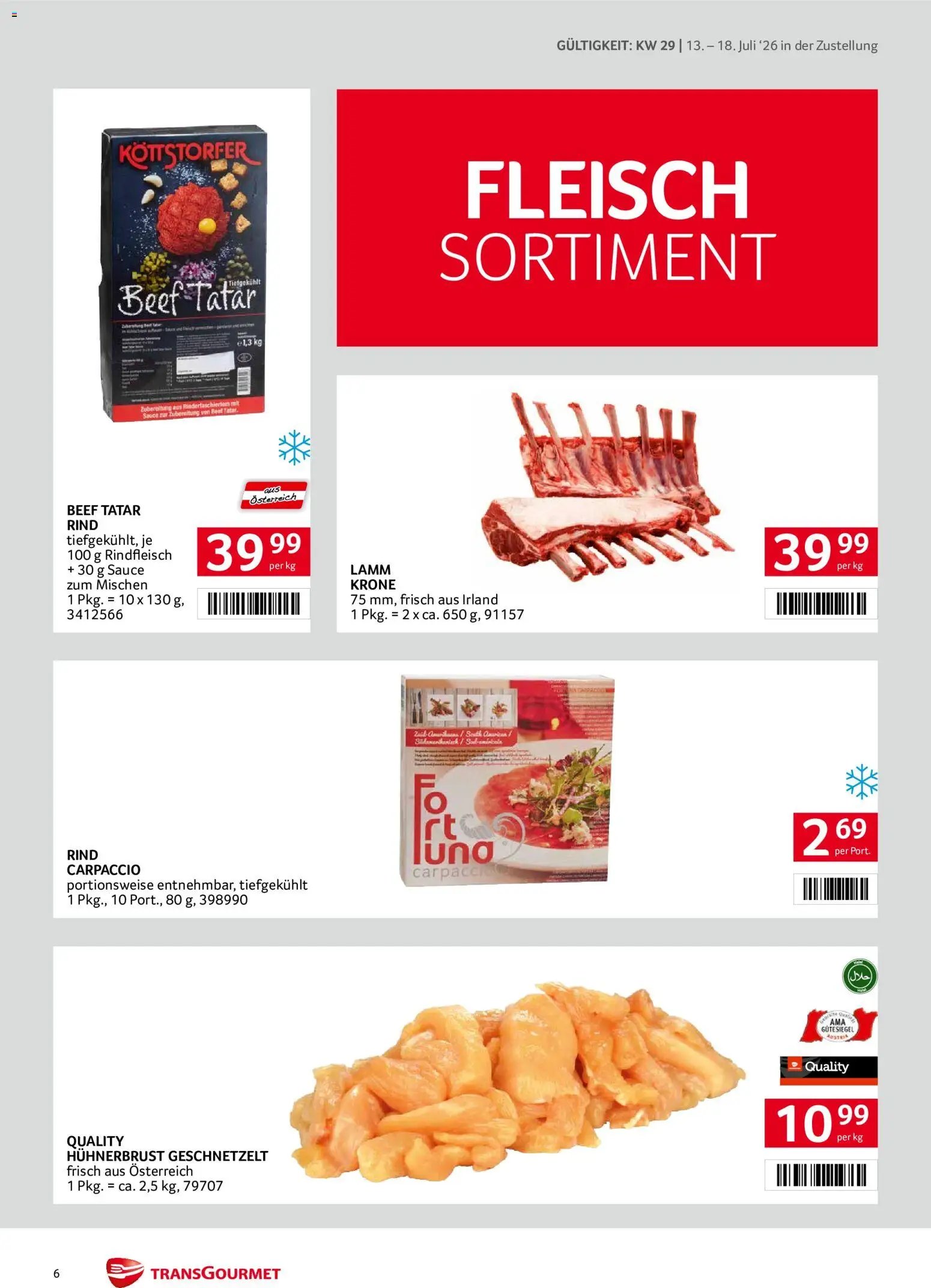 Transgourmet Zustellaktion