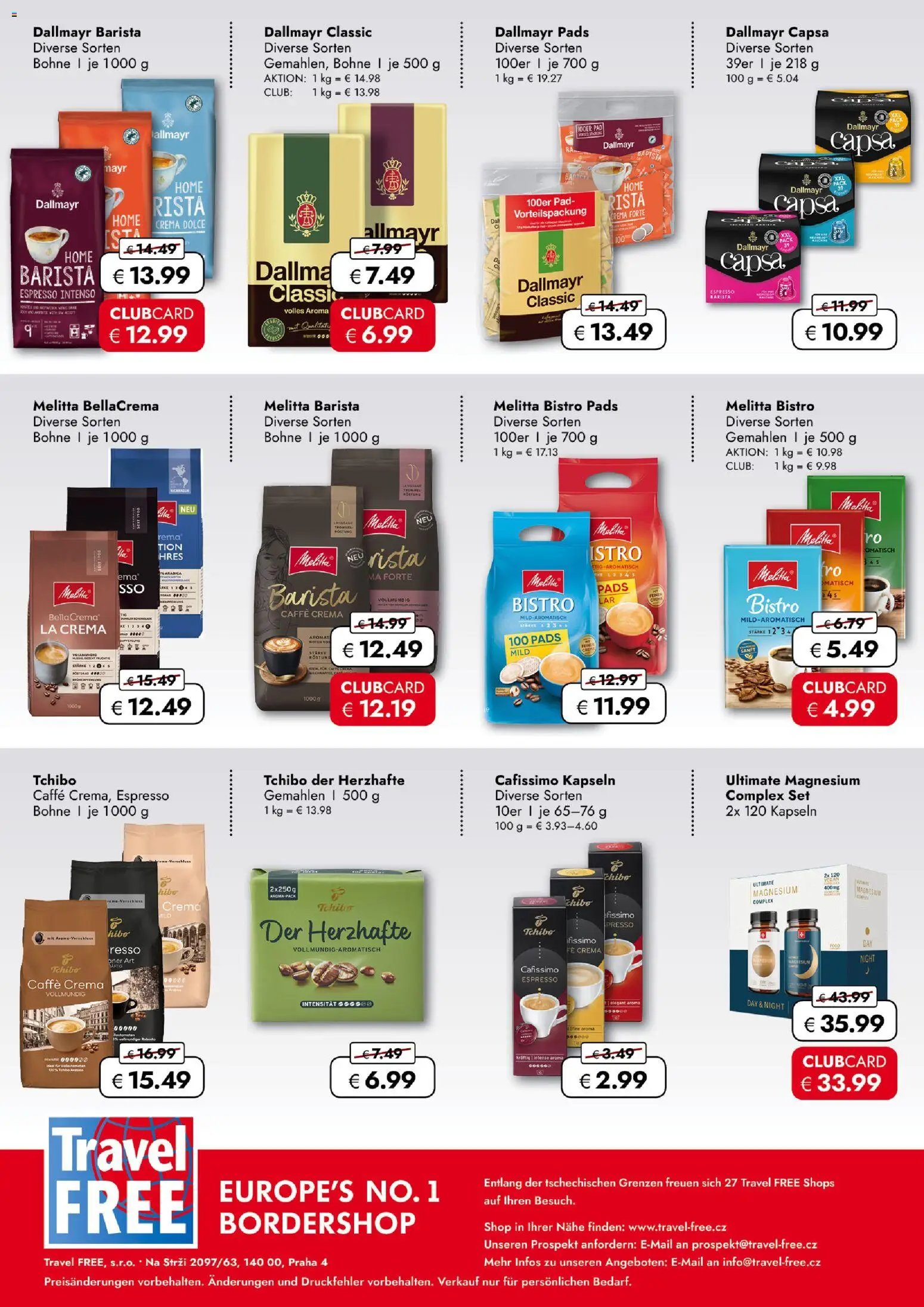 Travel FREE Flugblatt