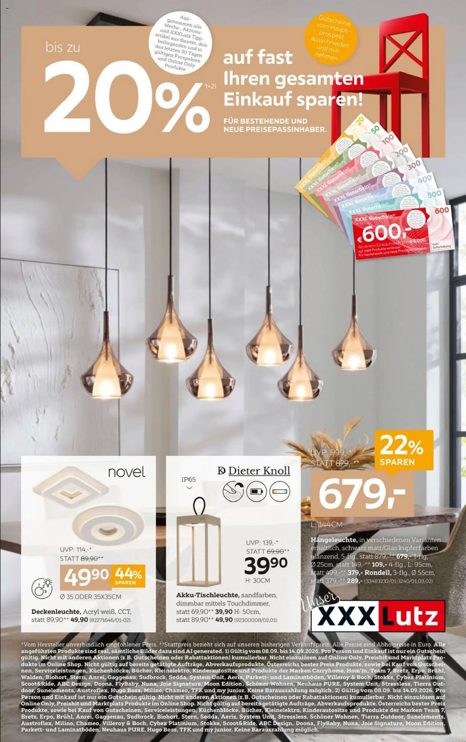 XXXLutz Lampen