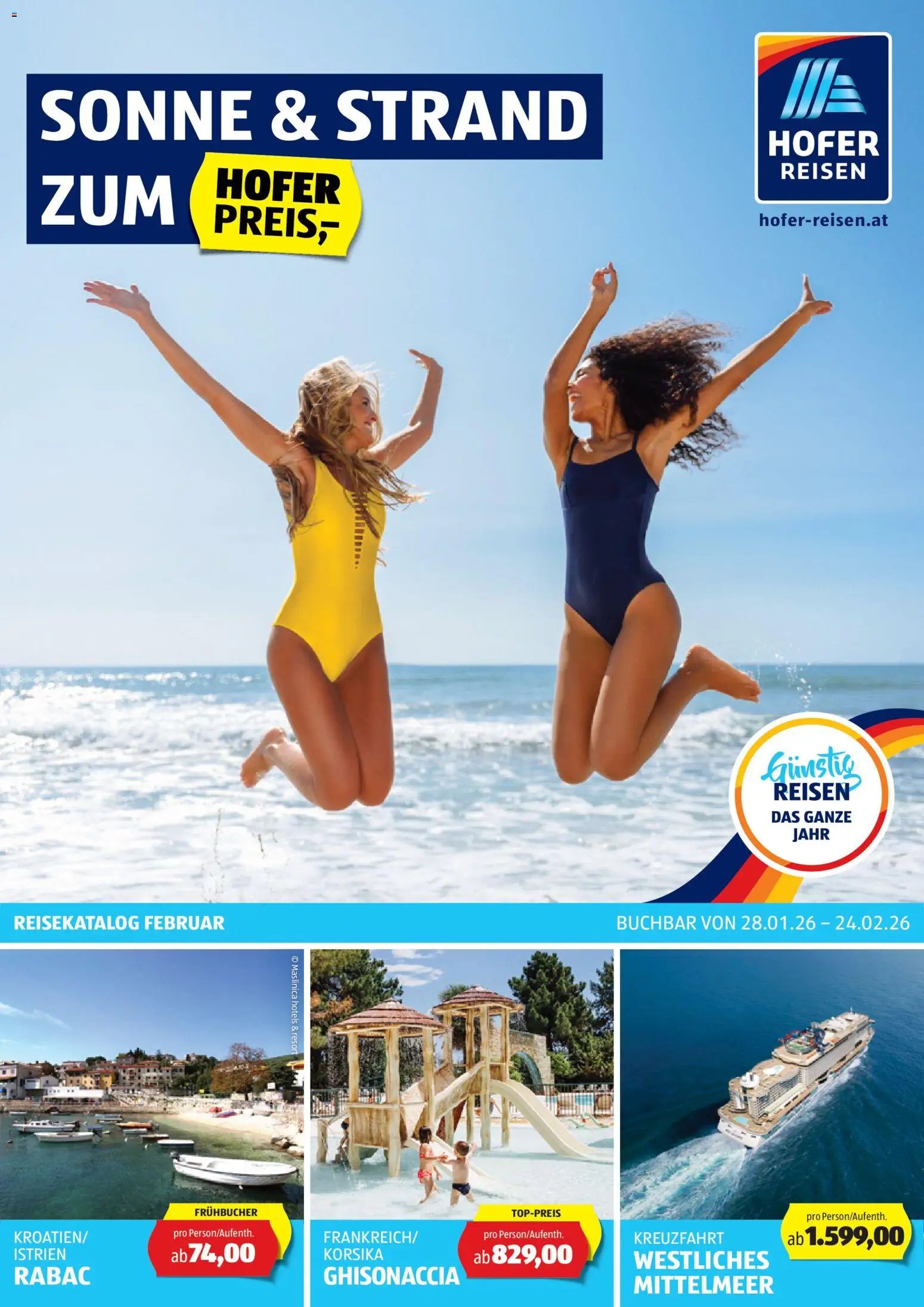 Hofer Reisen Flugblatt