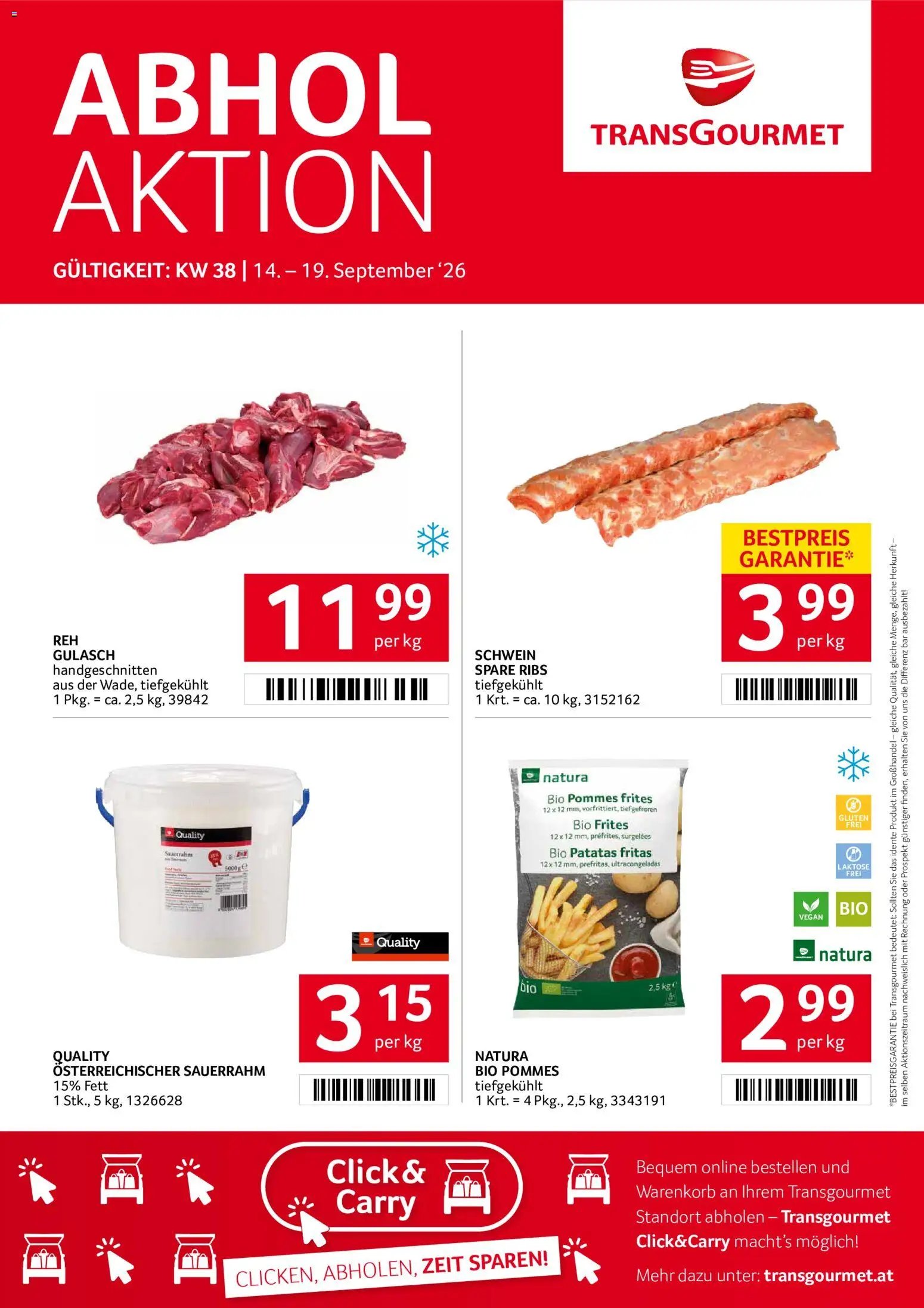 Transgourmet Flugblatt