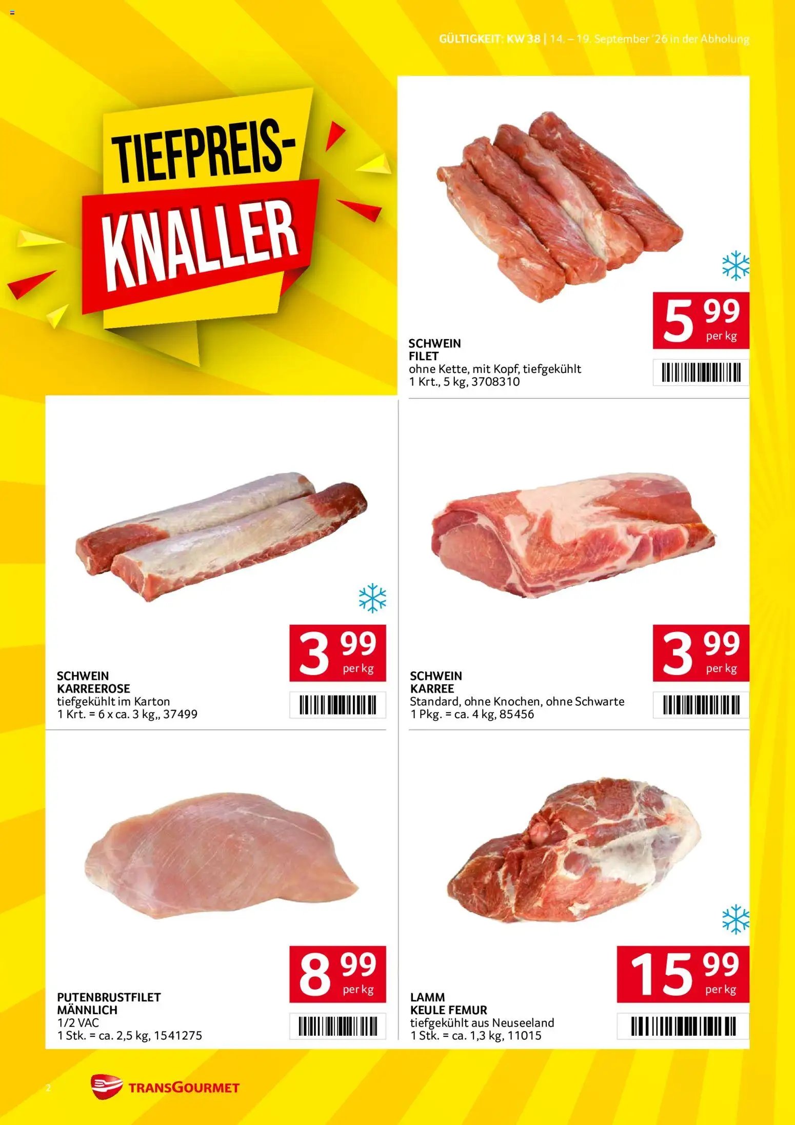 Transgourmet Flugblatt