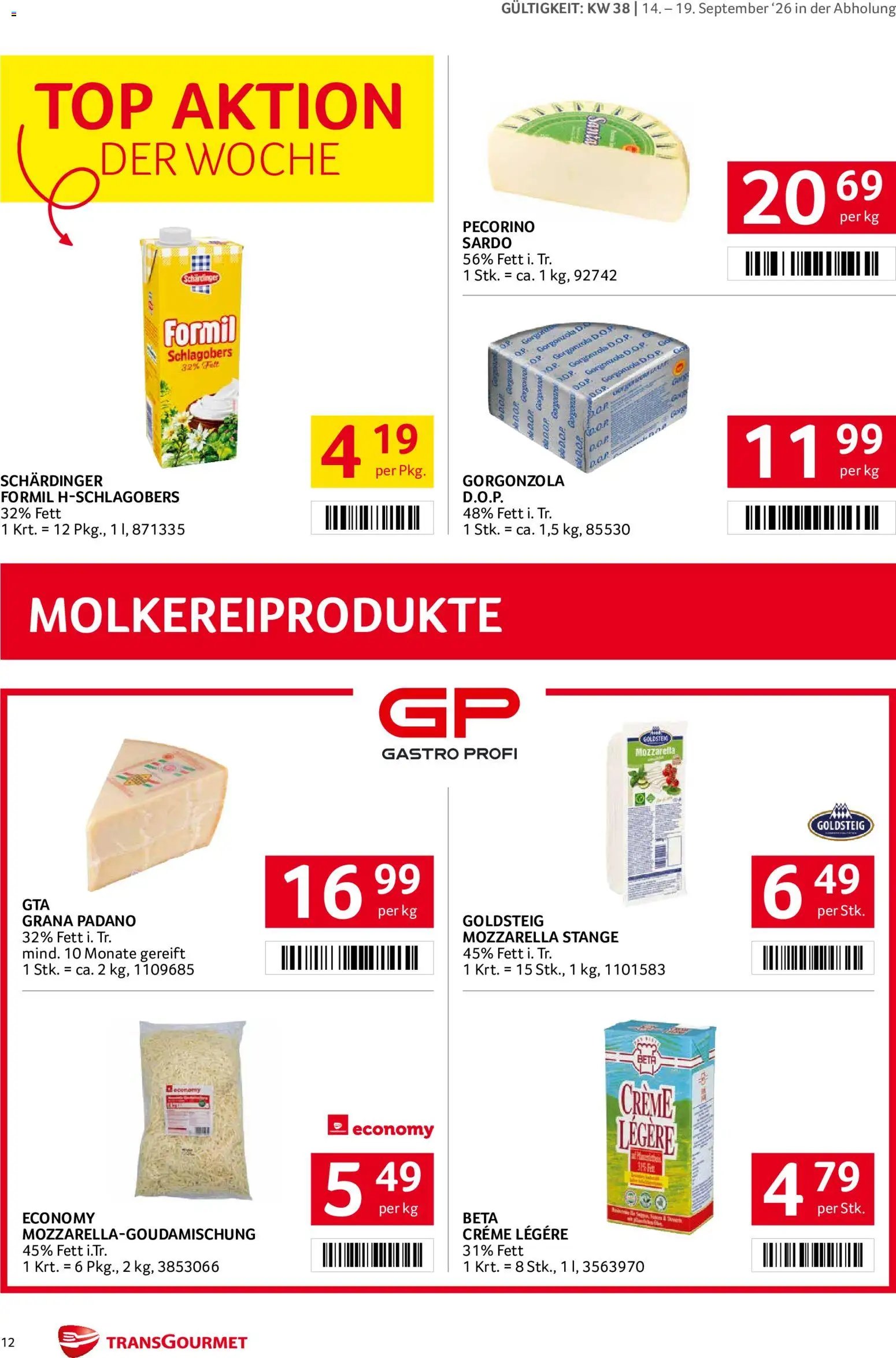 Transgourmet Flugblatt