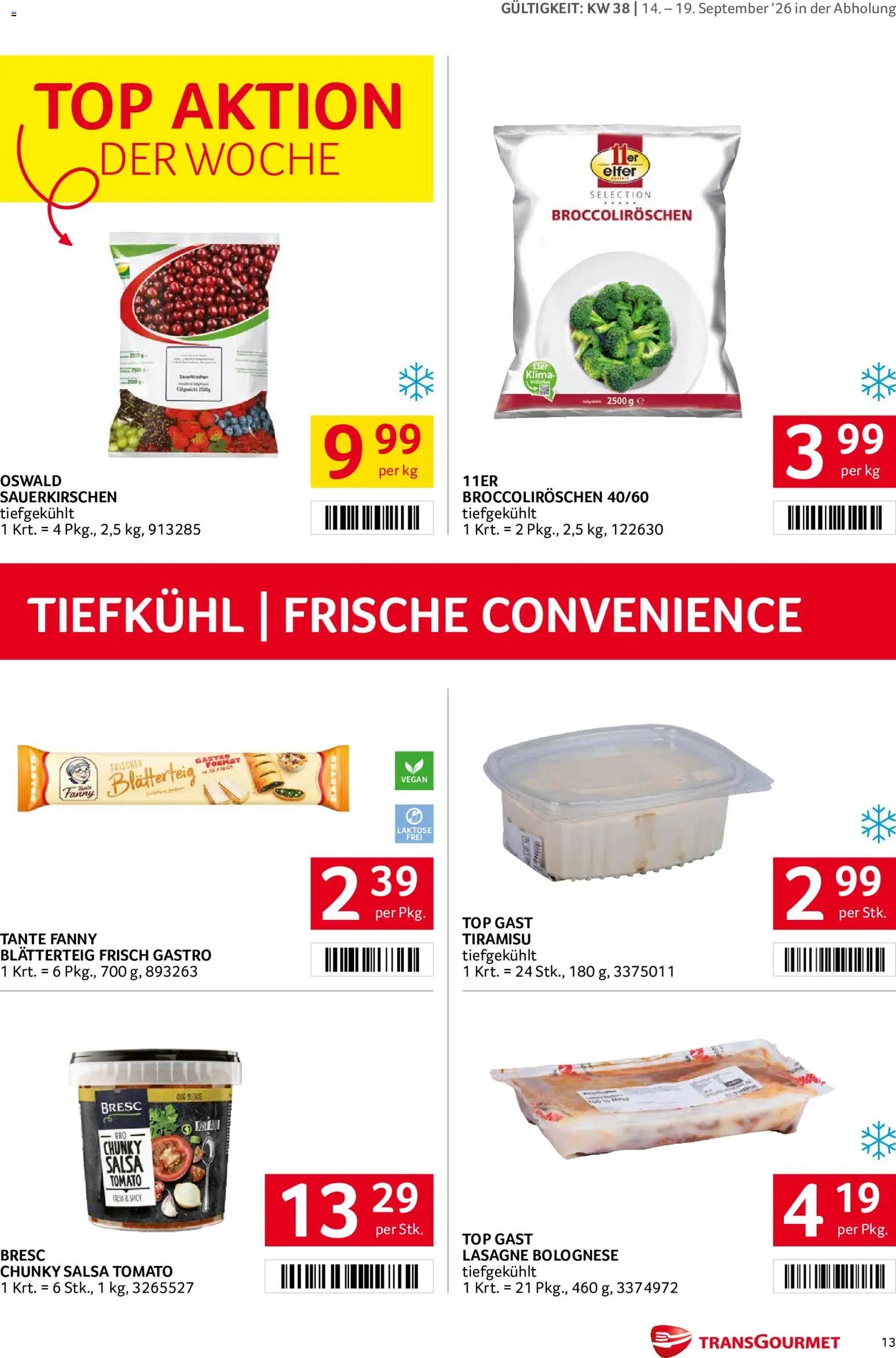 Transgourmet Flugblatt