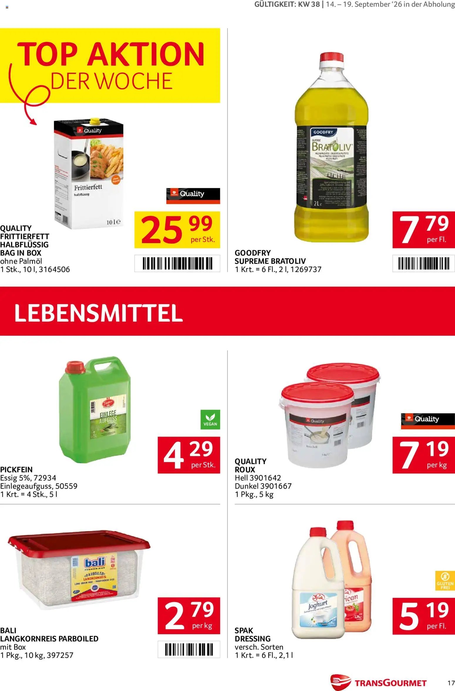 Transgourmet Flugblatt
