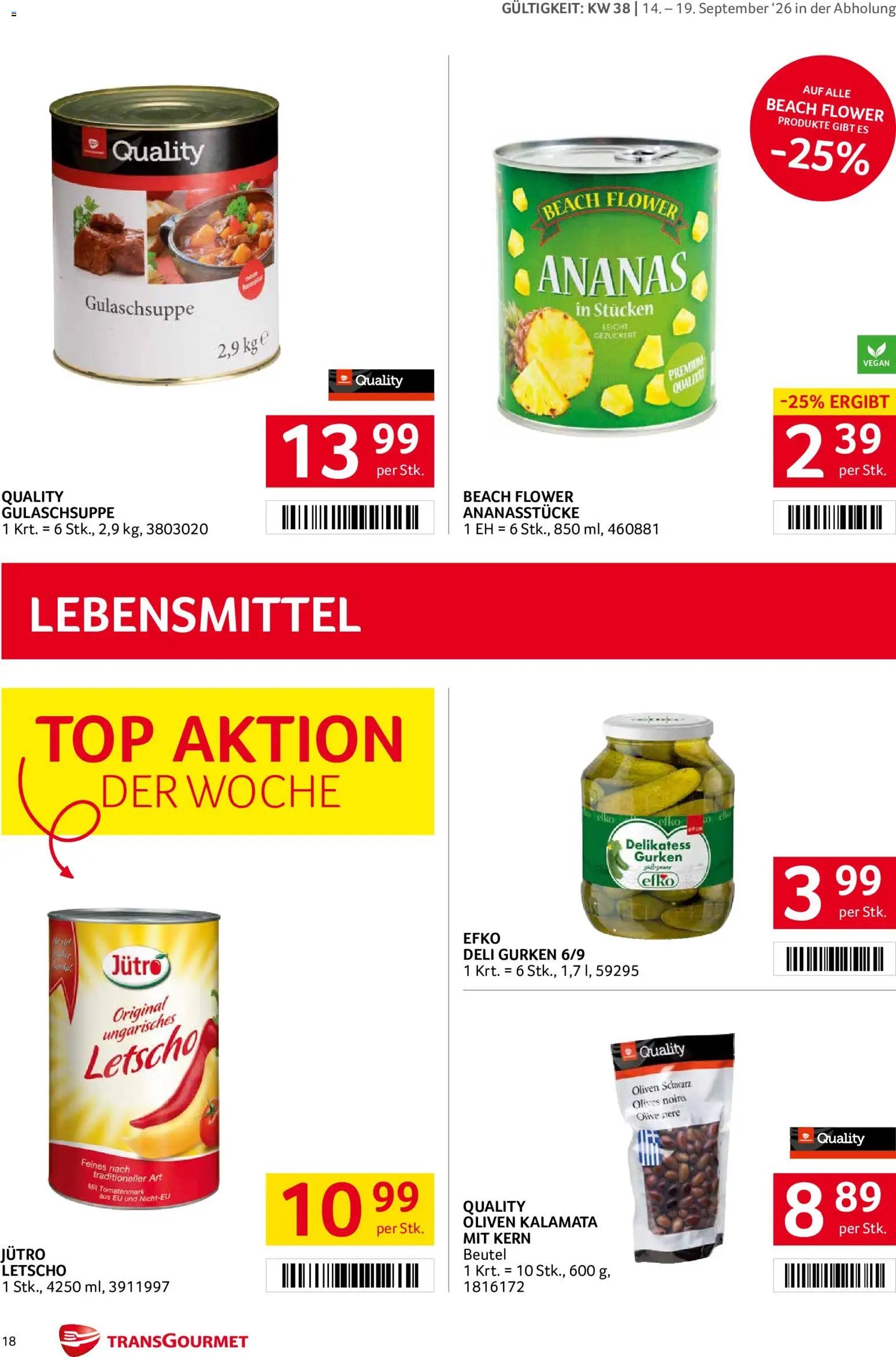 Transgourmet Flugblatt