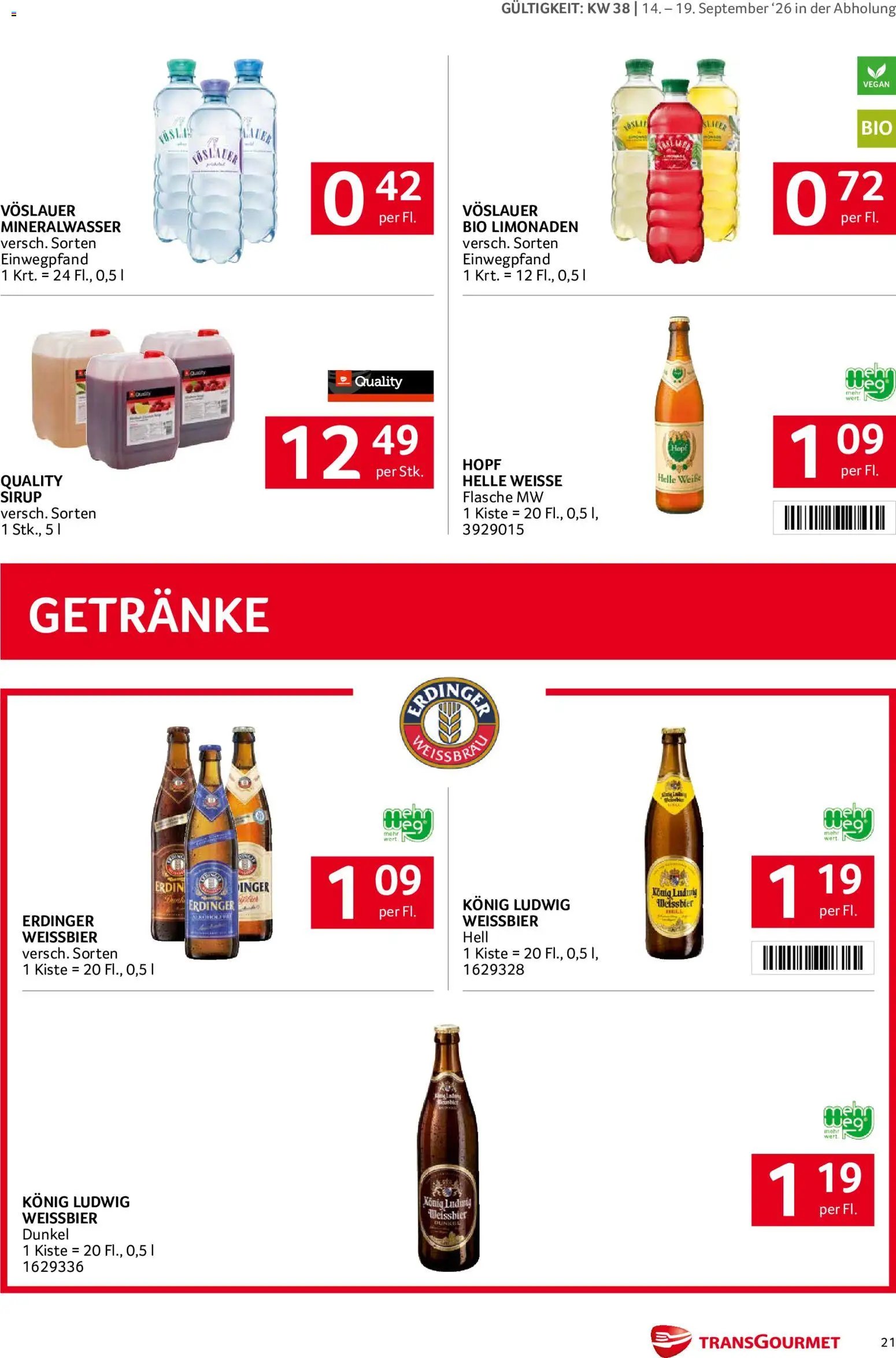 Transgourmet Flugblatt