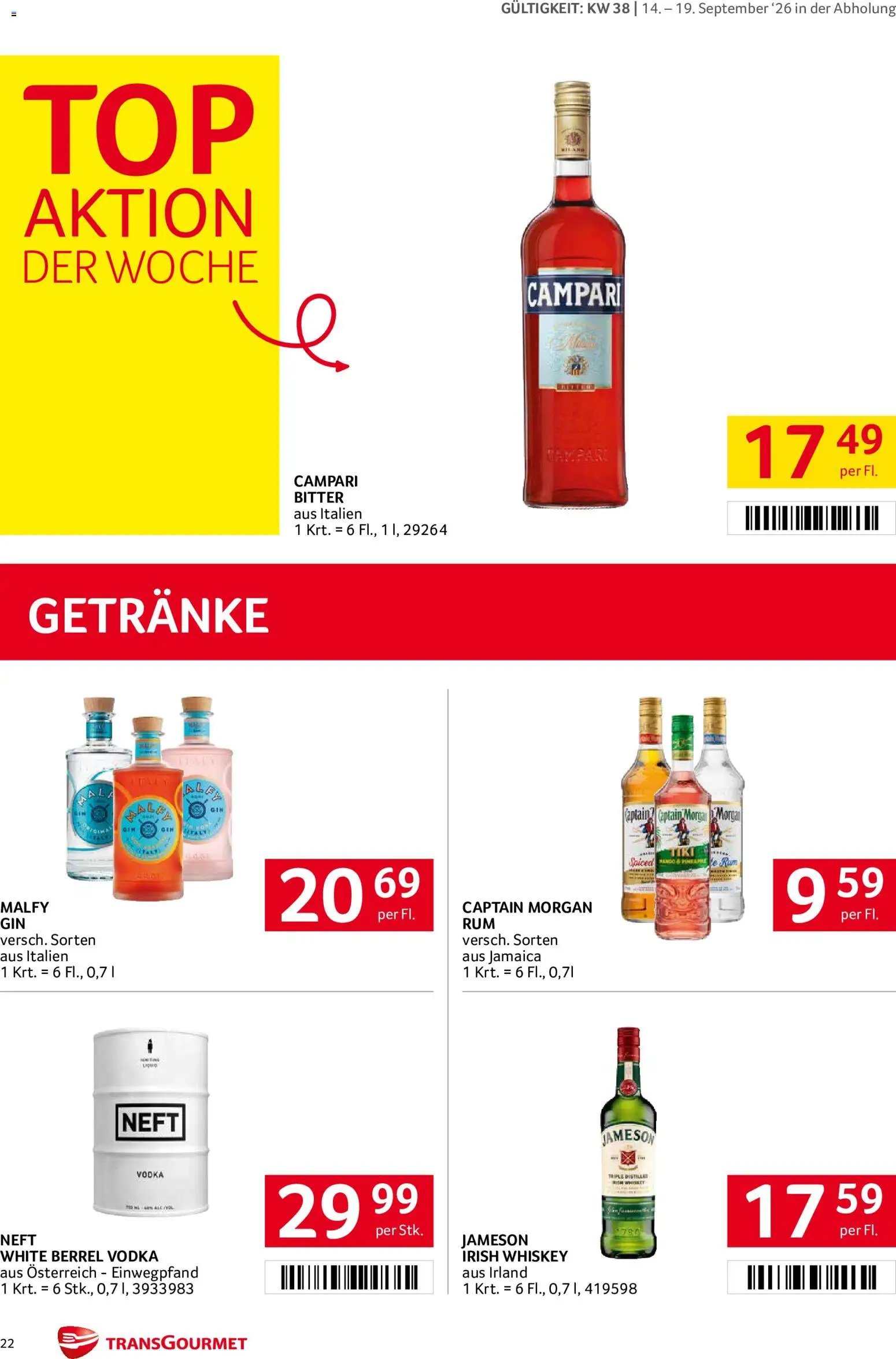 Transgourmet Flugblatt