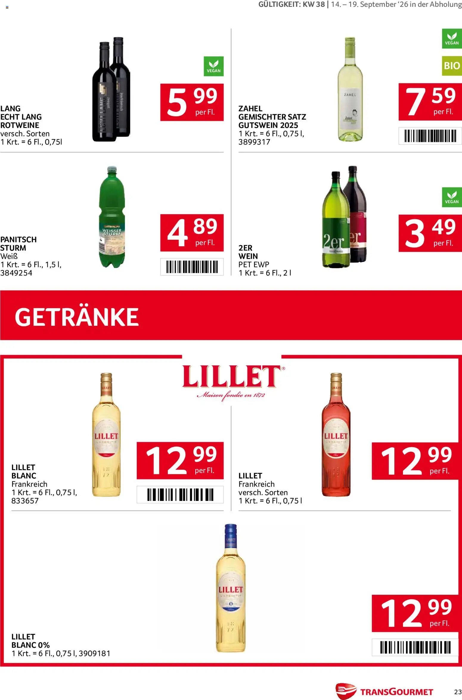Transgourmet Flugblatt