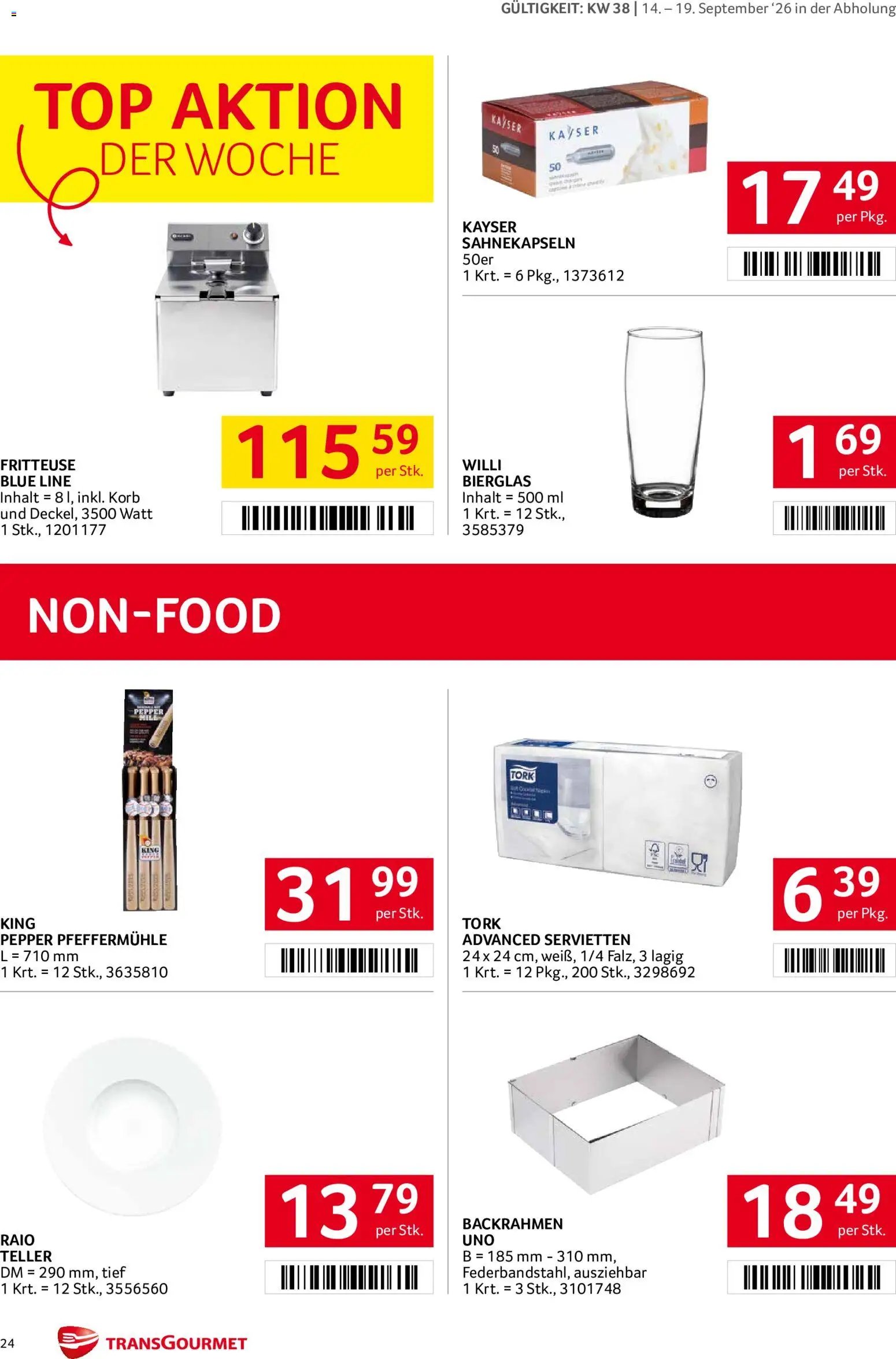 Transgourmet Flugblatt