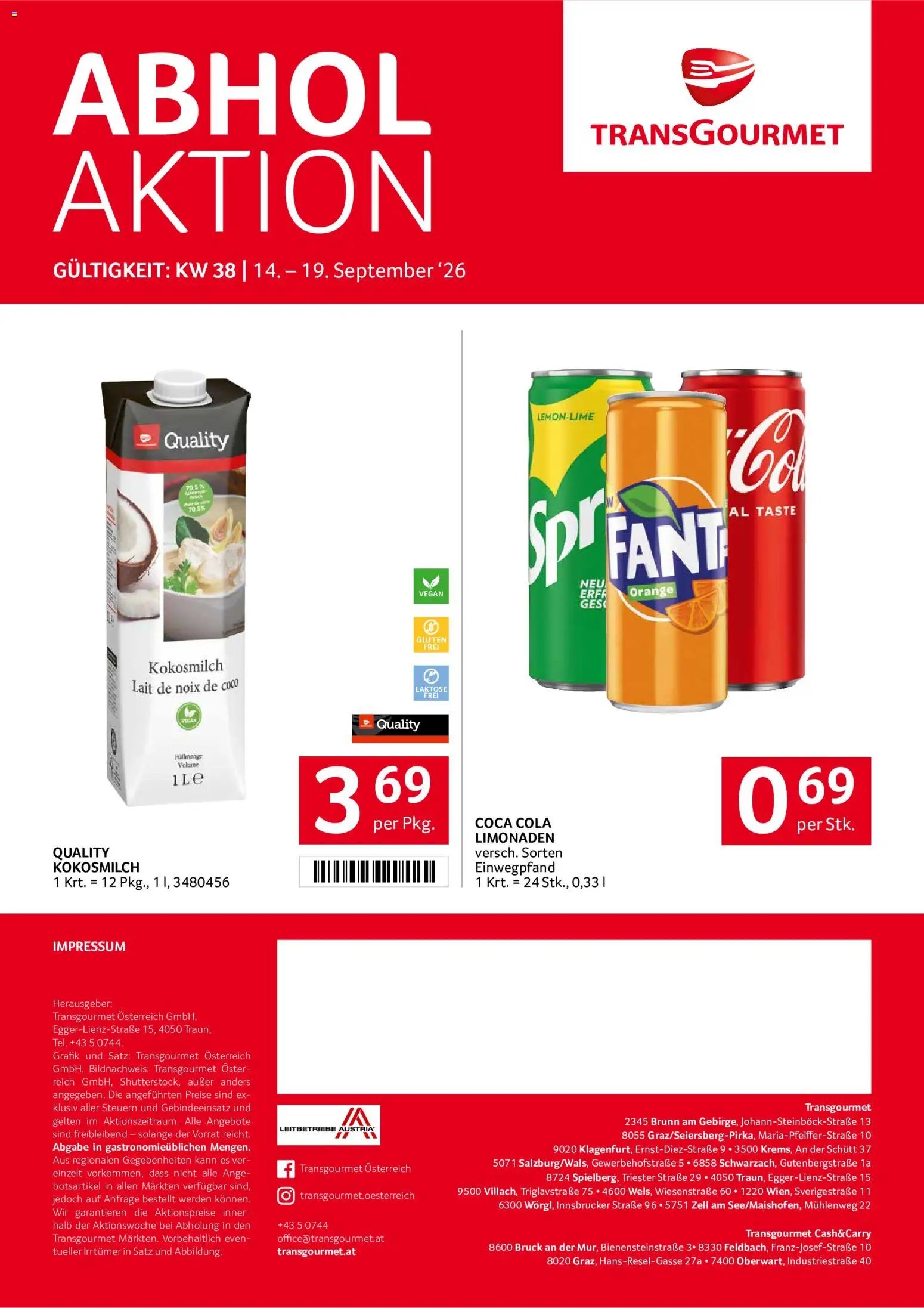 Transgourmet Flugblatt