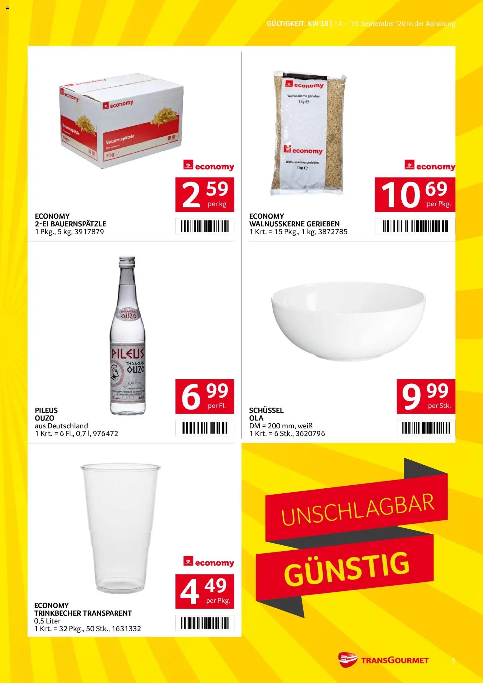 Transgourmet Flugblatt