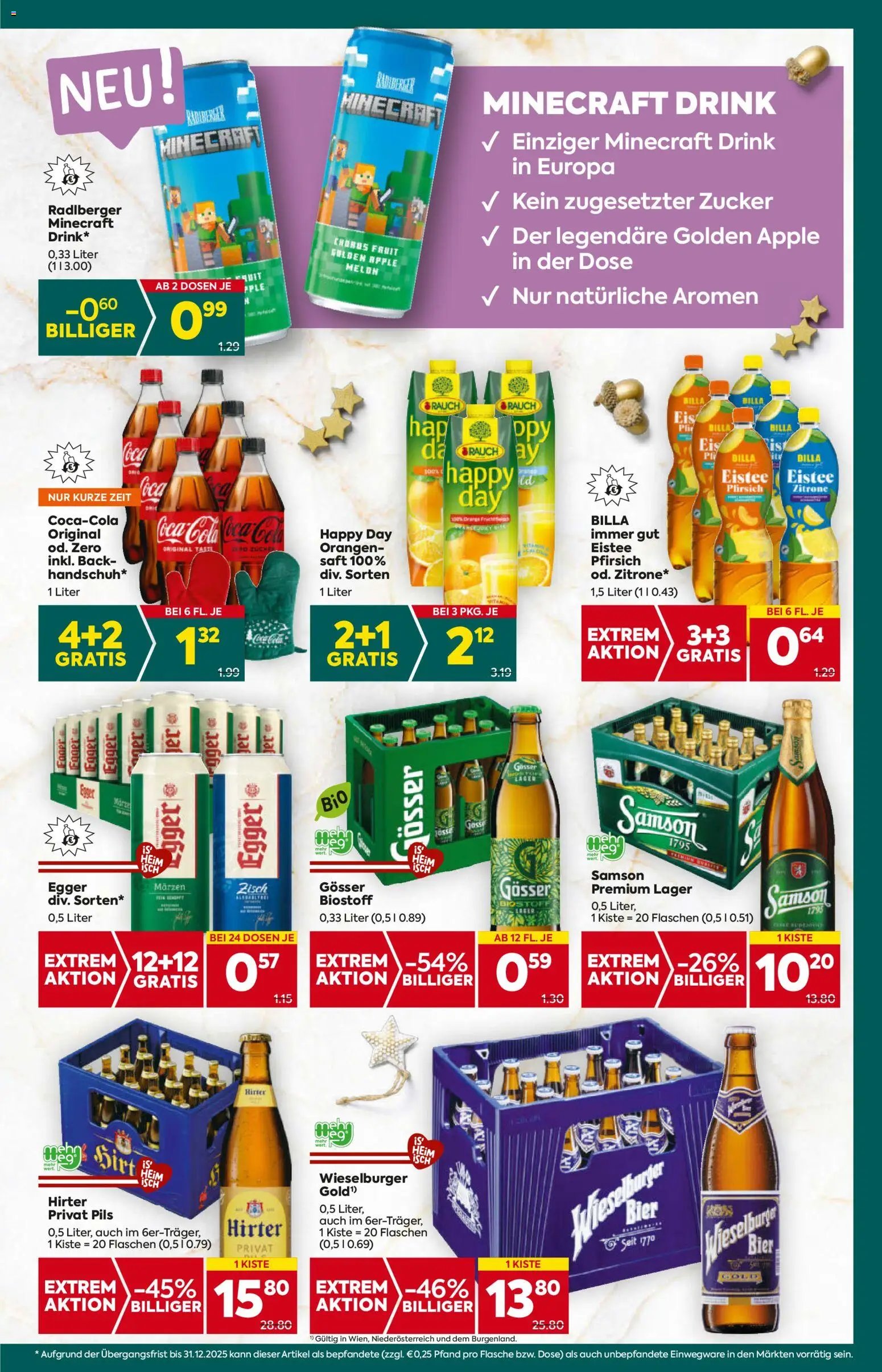 Billa Plus Flugblatt -  Burgenland