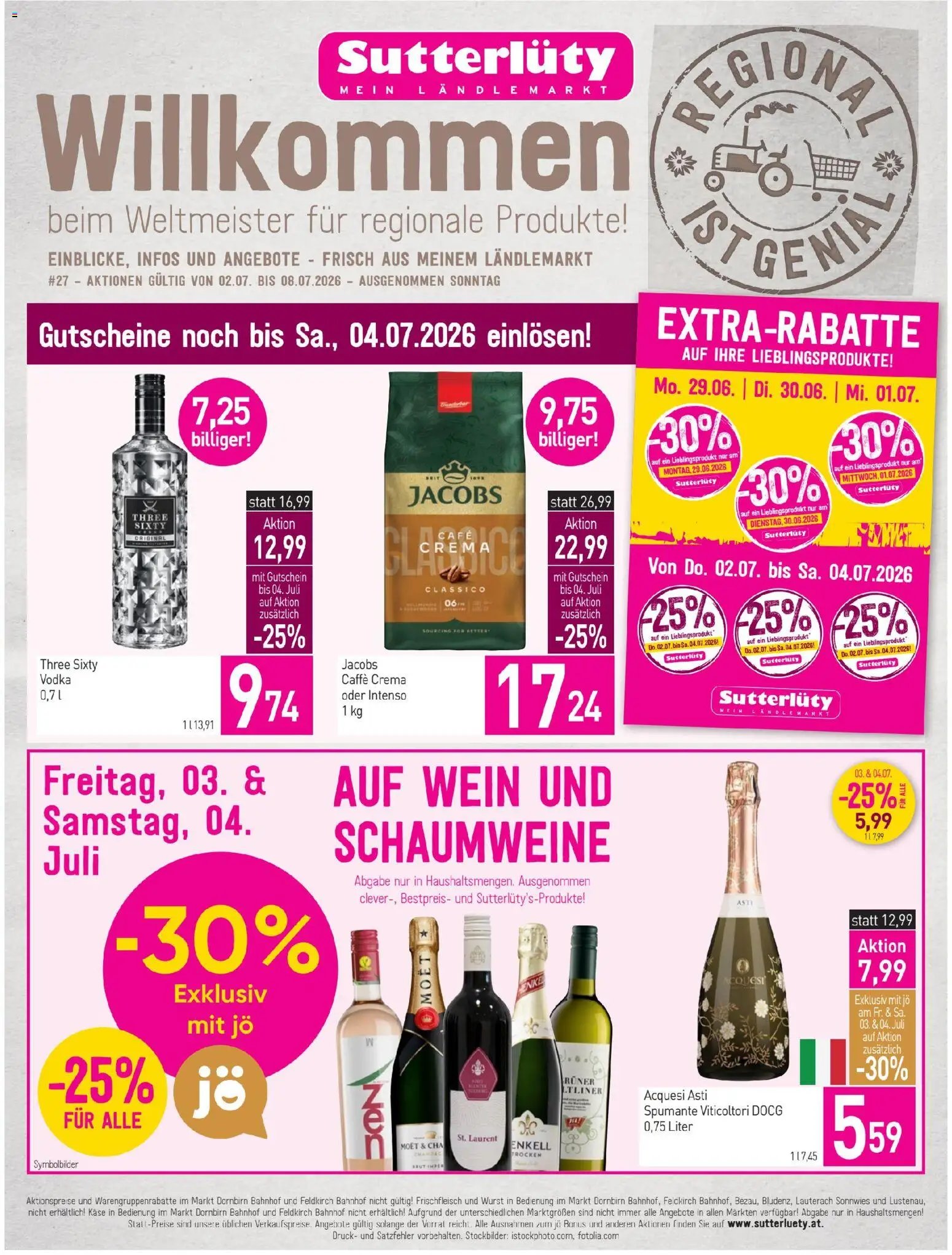 Sutterlüty Flugblatt