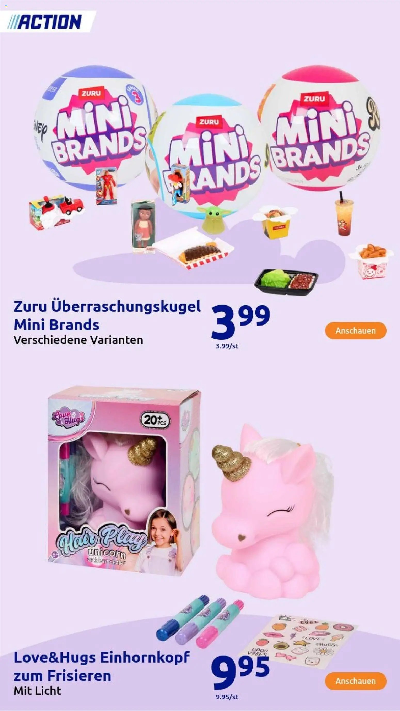 Action Geschenke