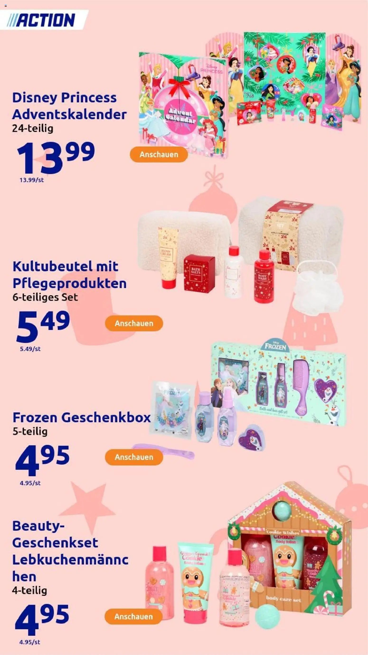 Action Geschenke