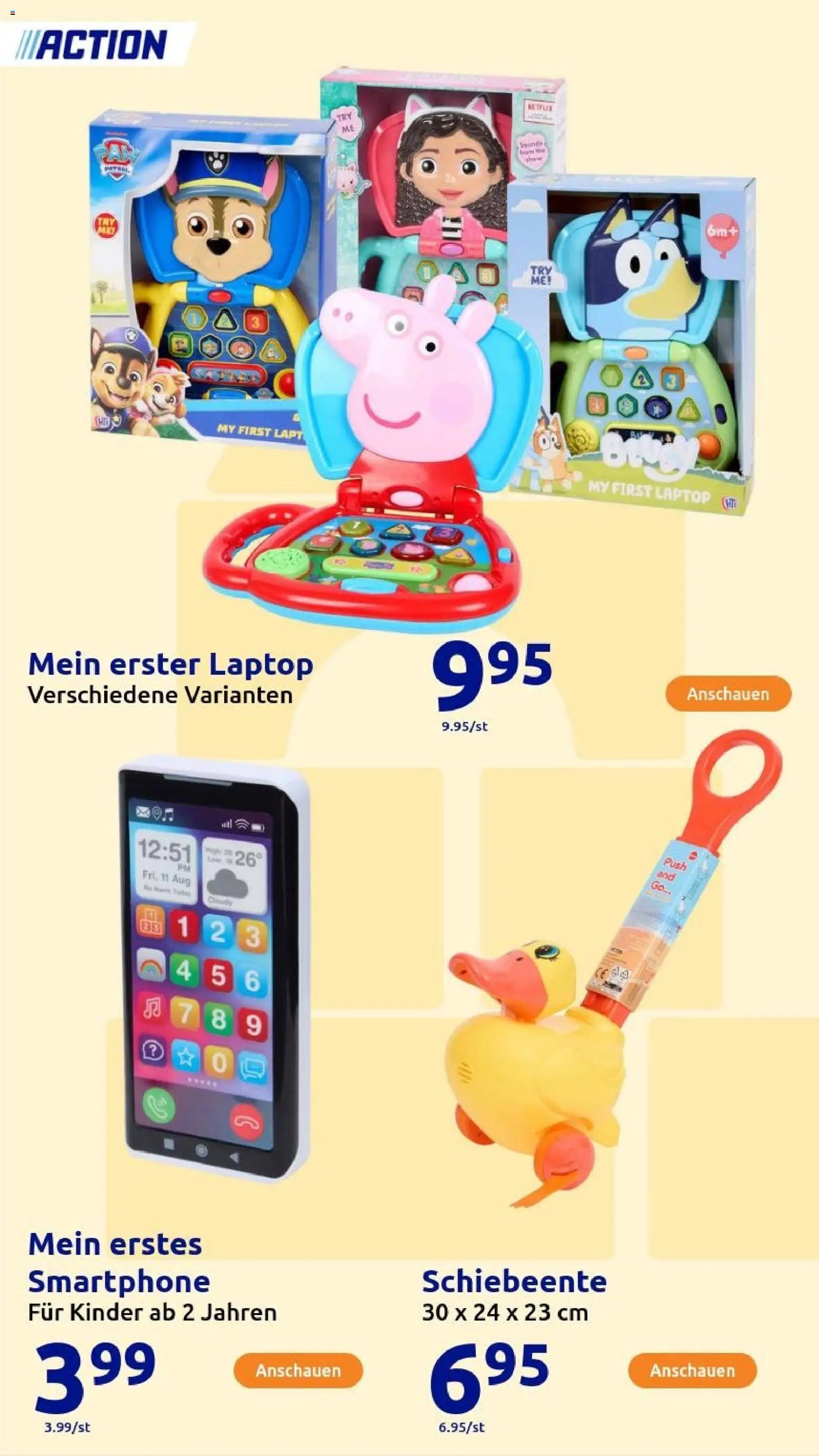 Action Geschenke