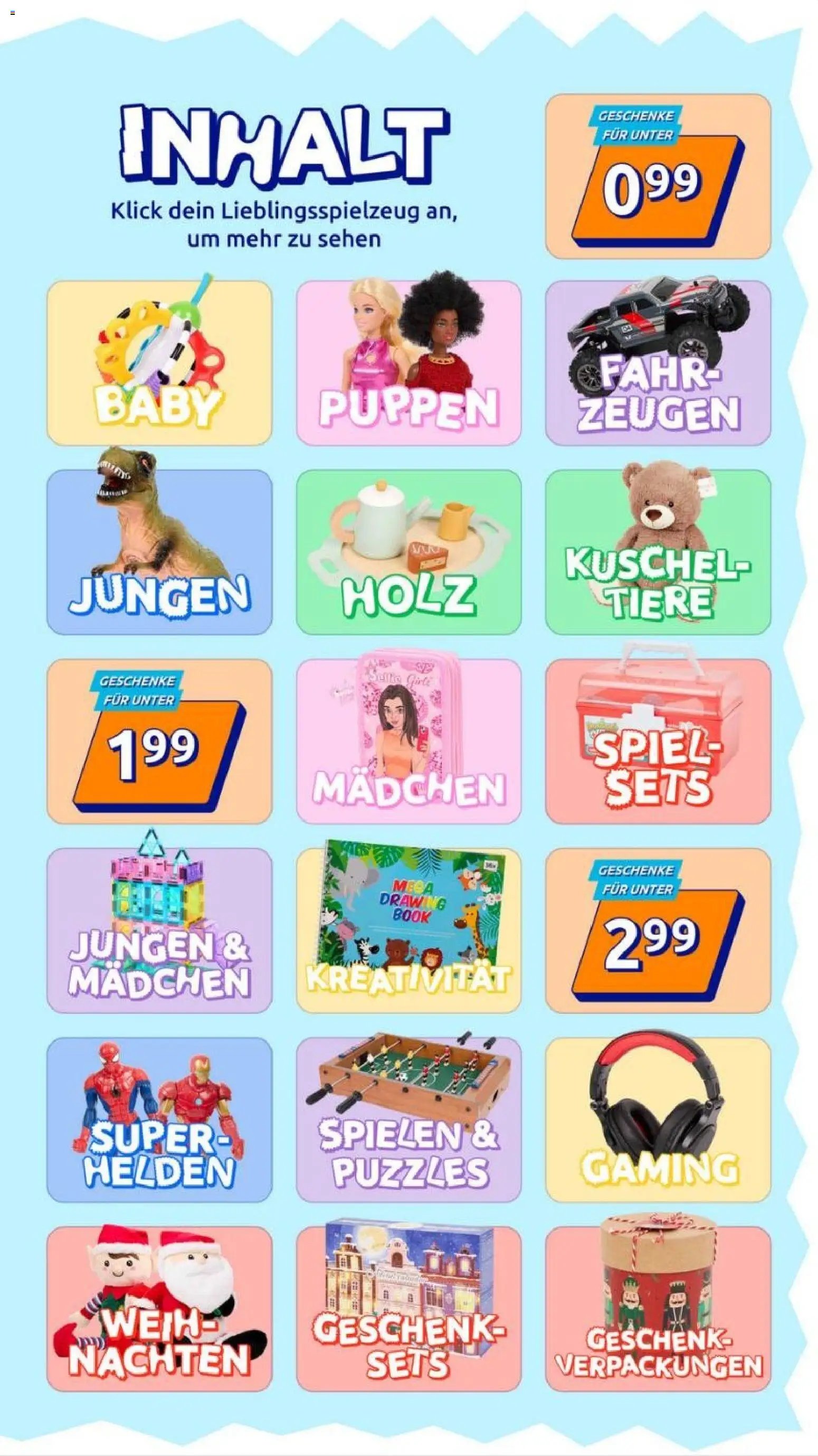 Action Geschenke