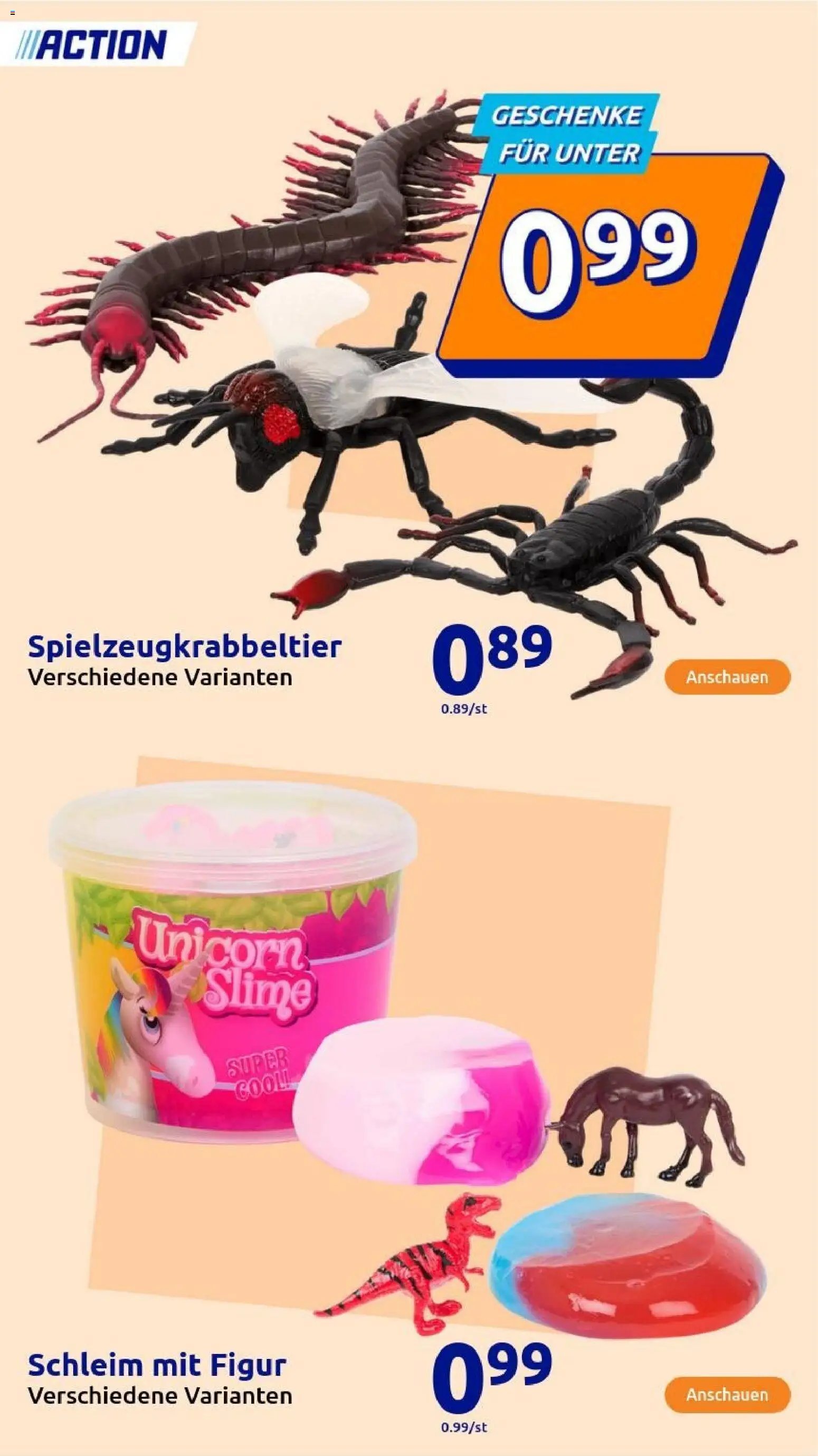 Action Geschenke