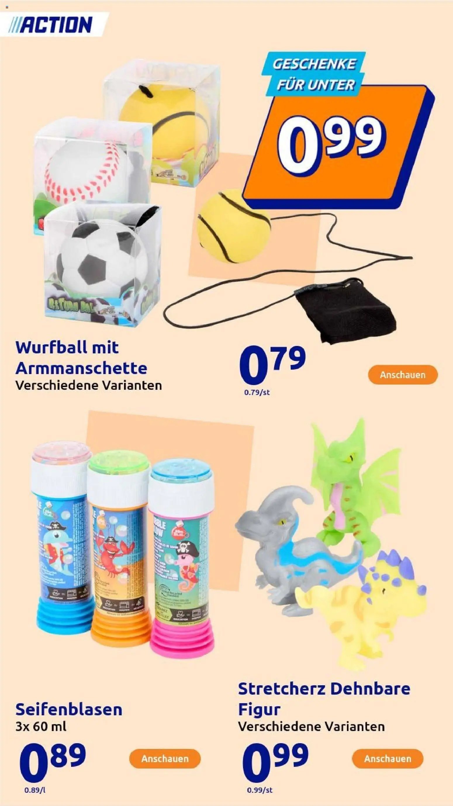 Action Geschenke