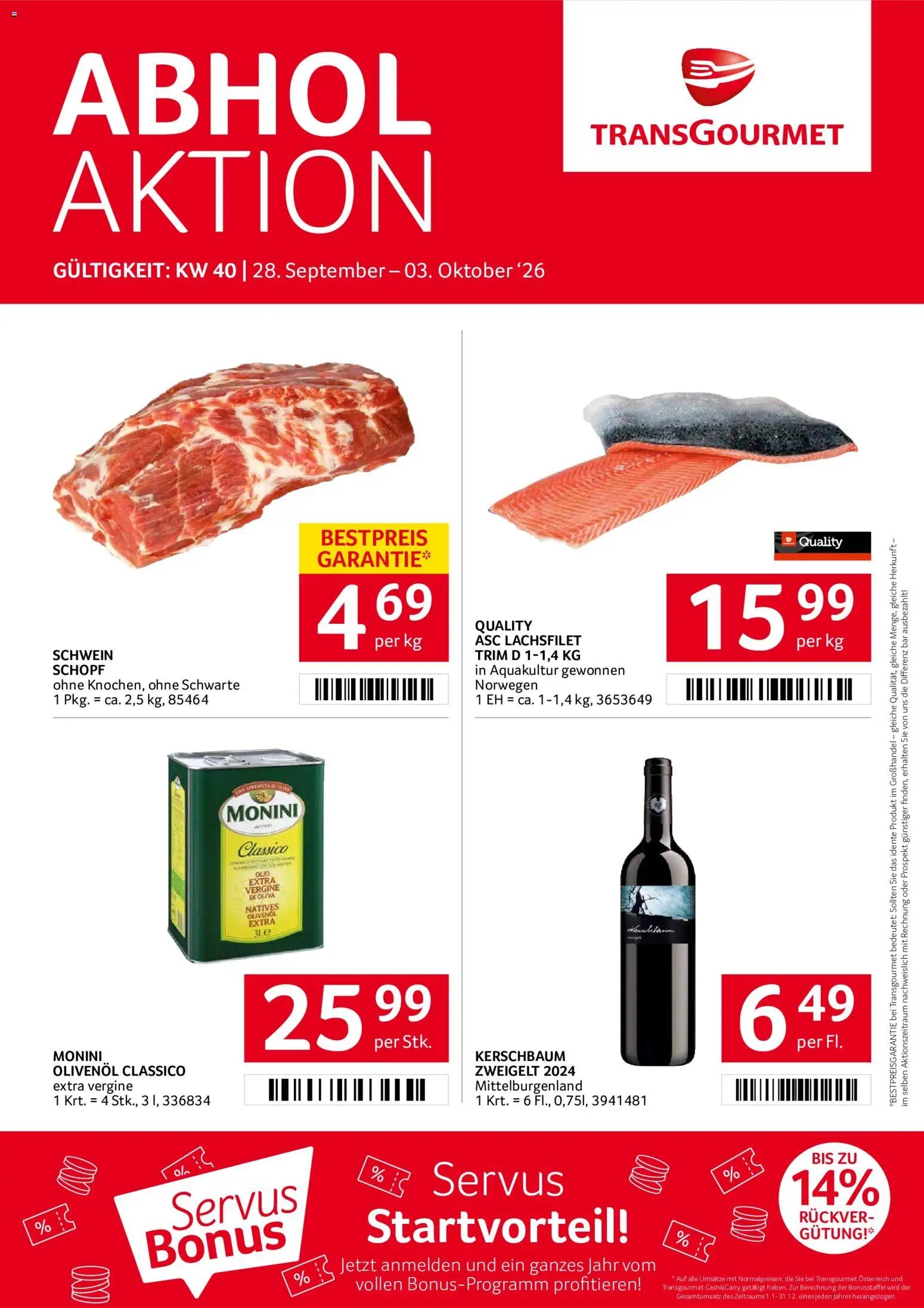 Transgourmet Flugblatt