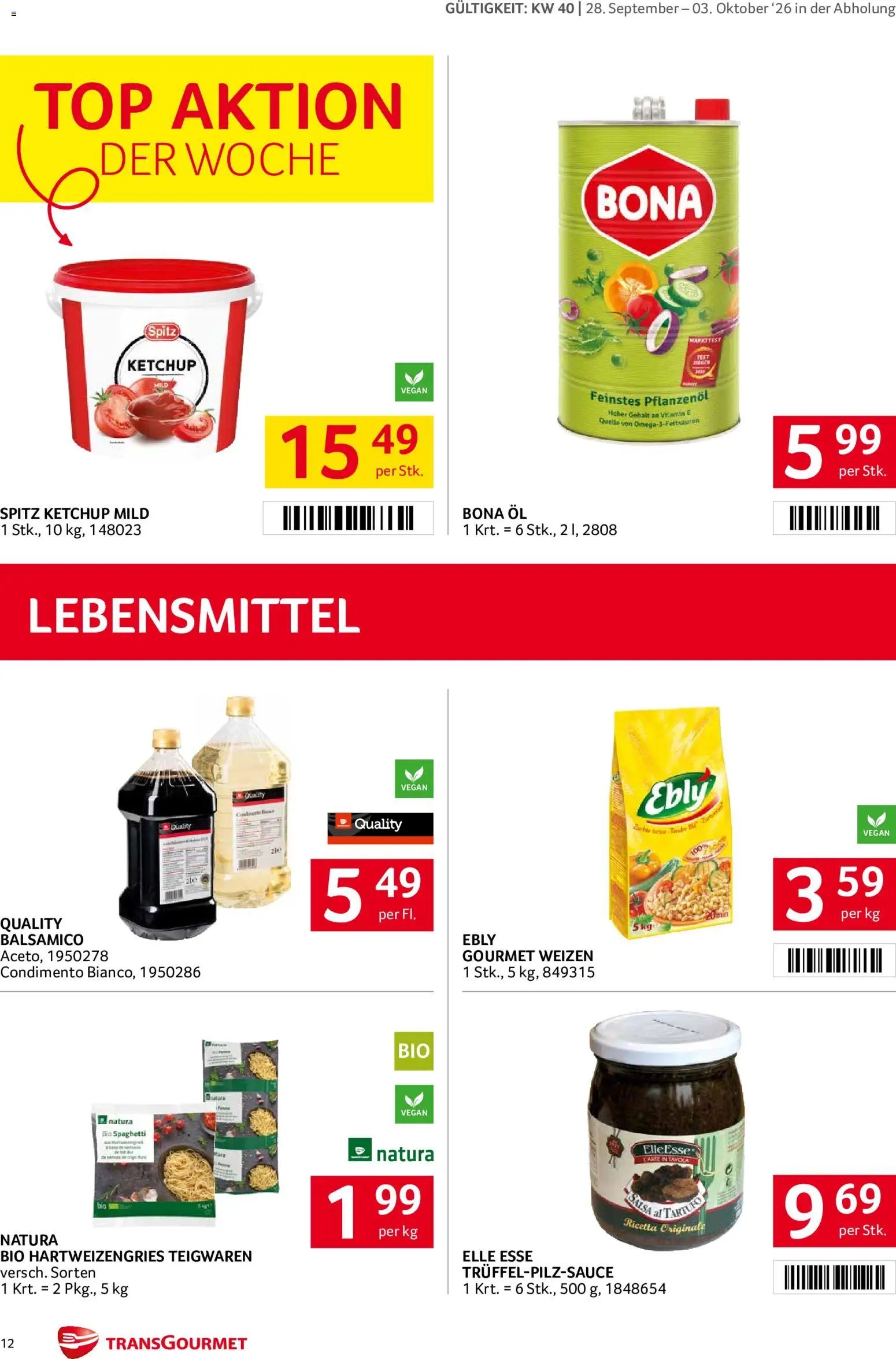 Transgourmet Flugblatt