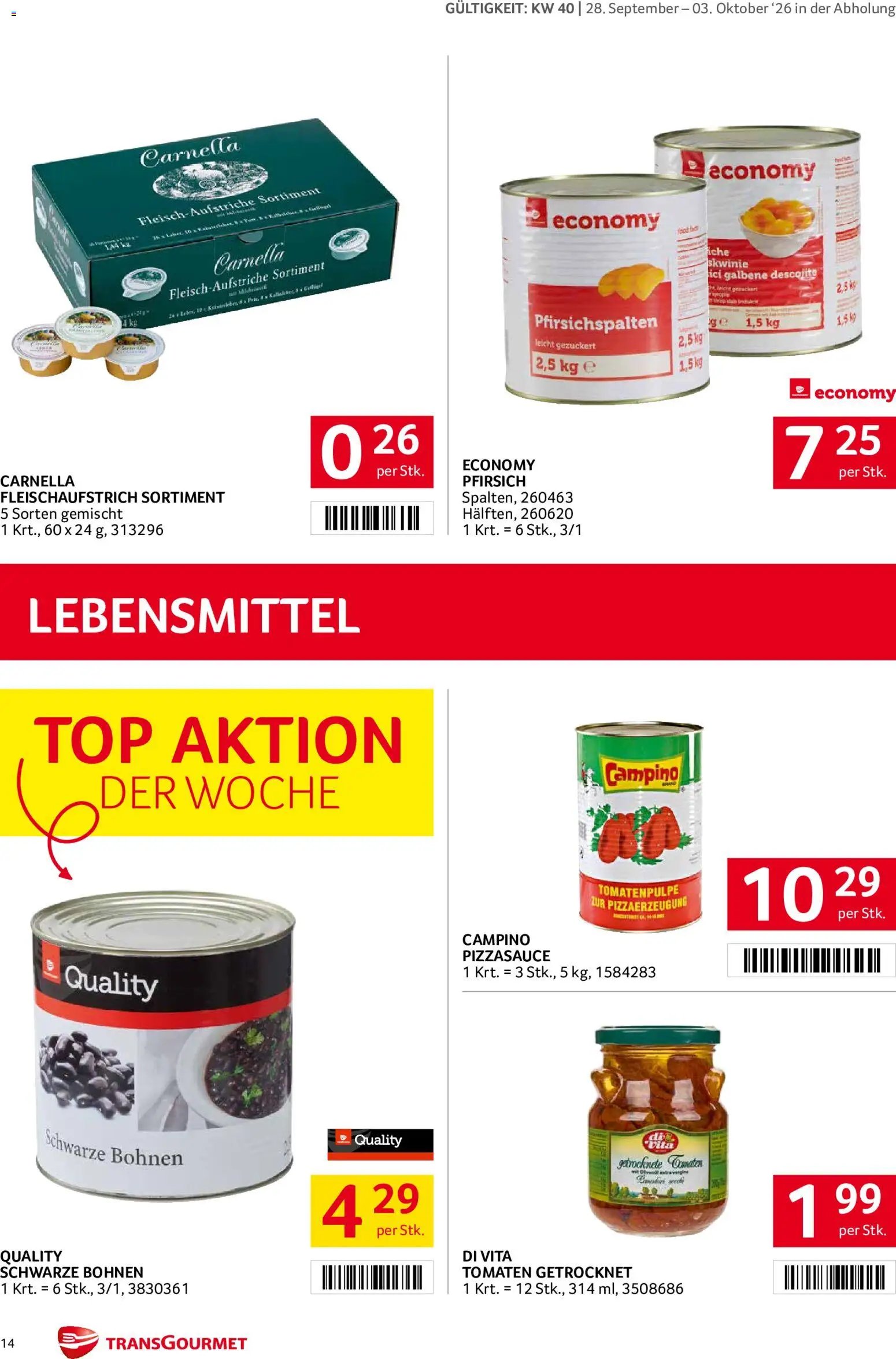 Transgourmet Flugblatt