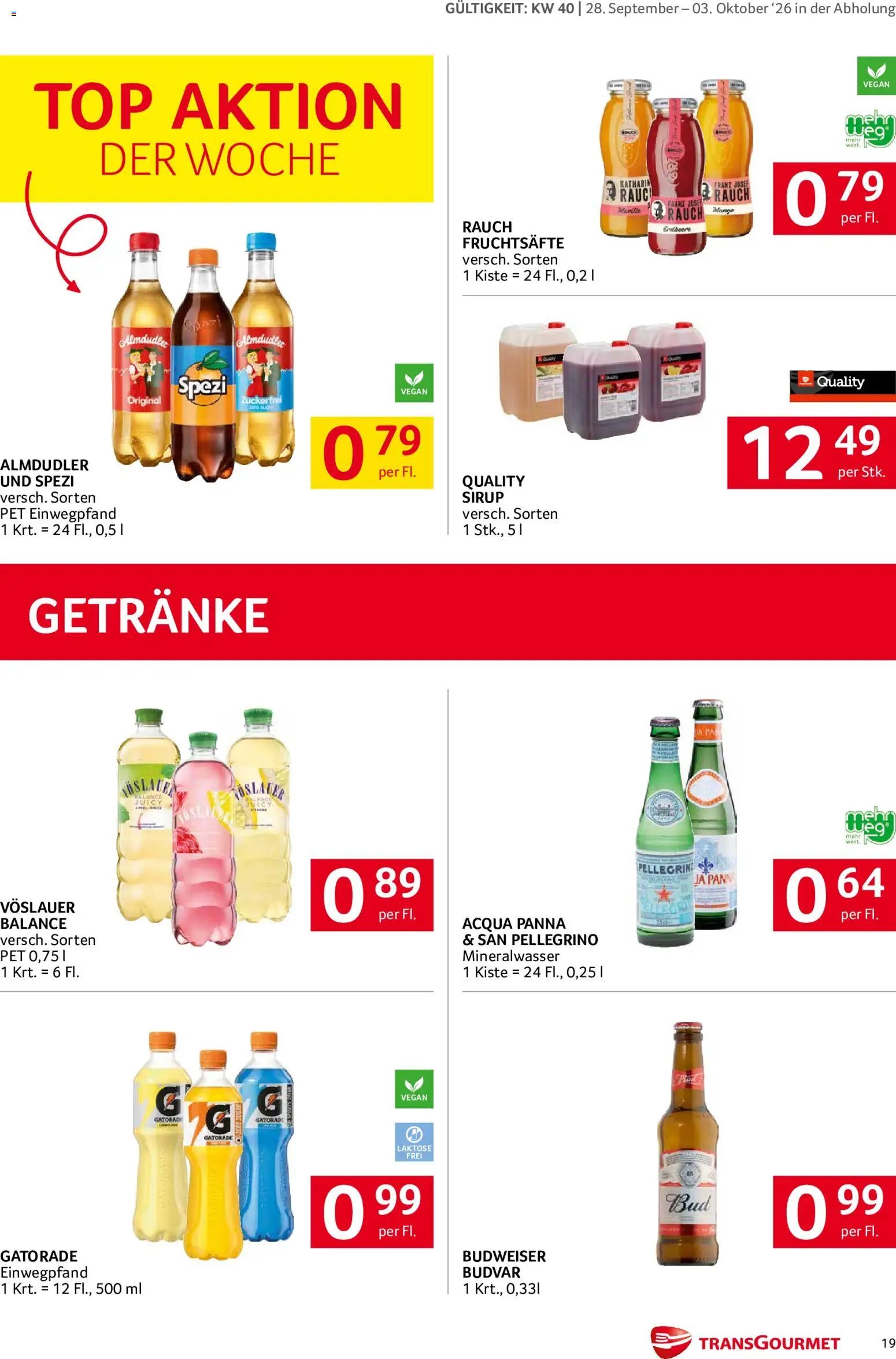 Transgourmet Flugblatt