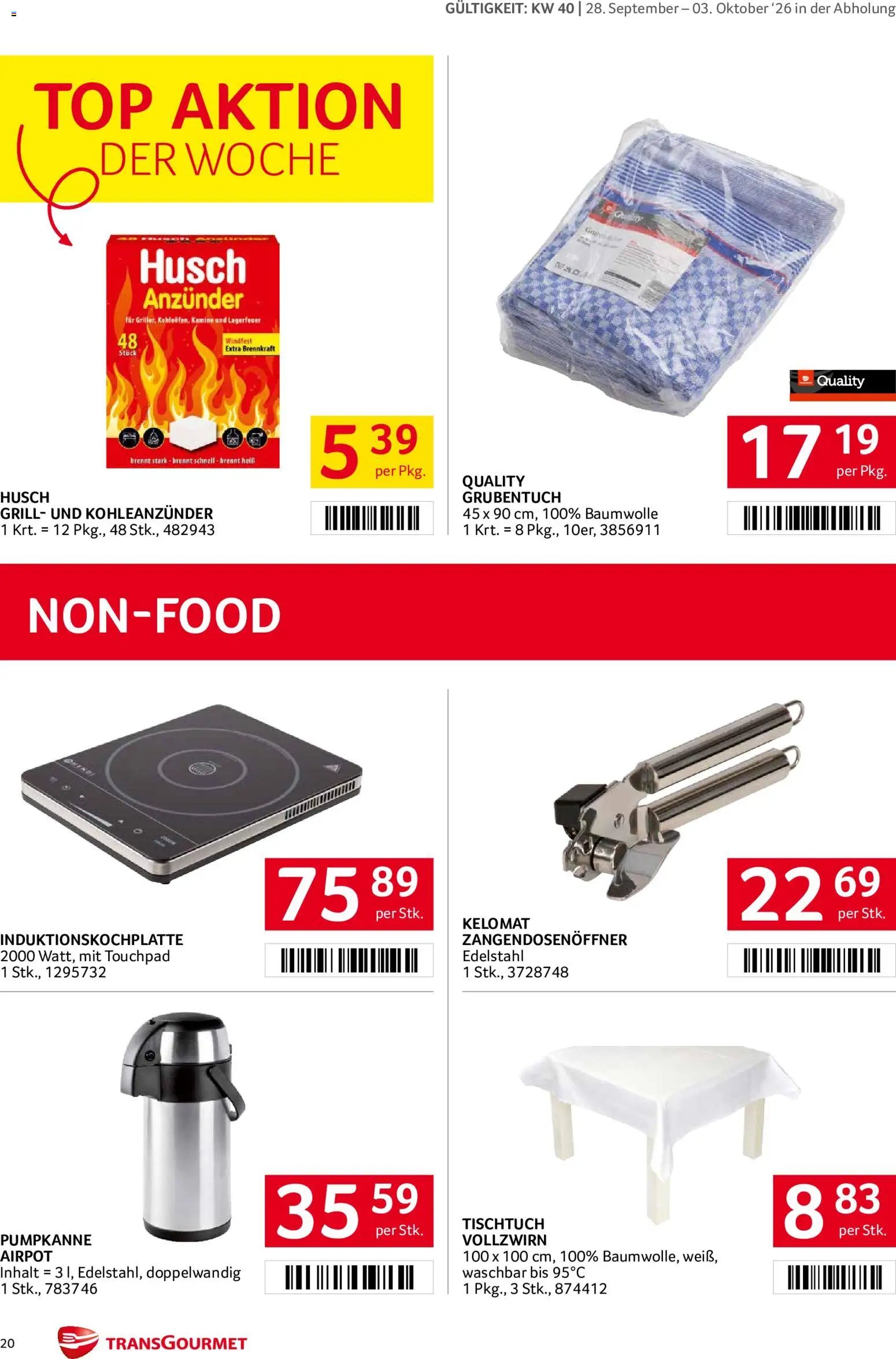 Transgourmet Flugblatt