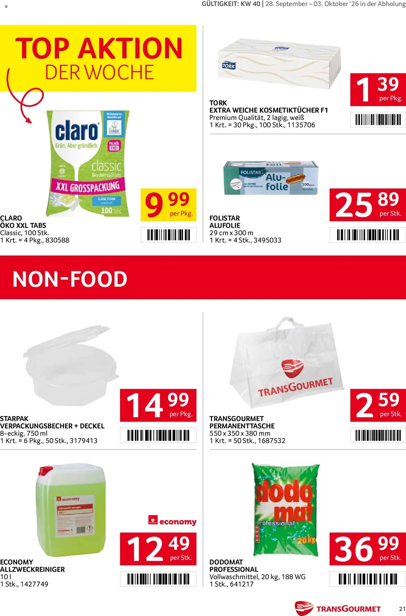 Transgourmet Flugblatt