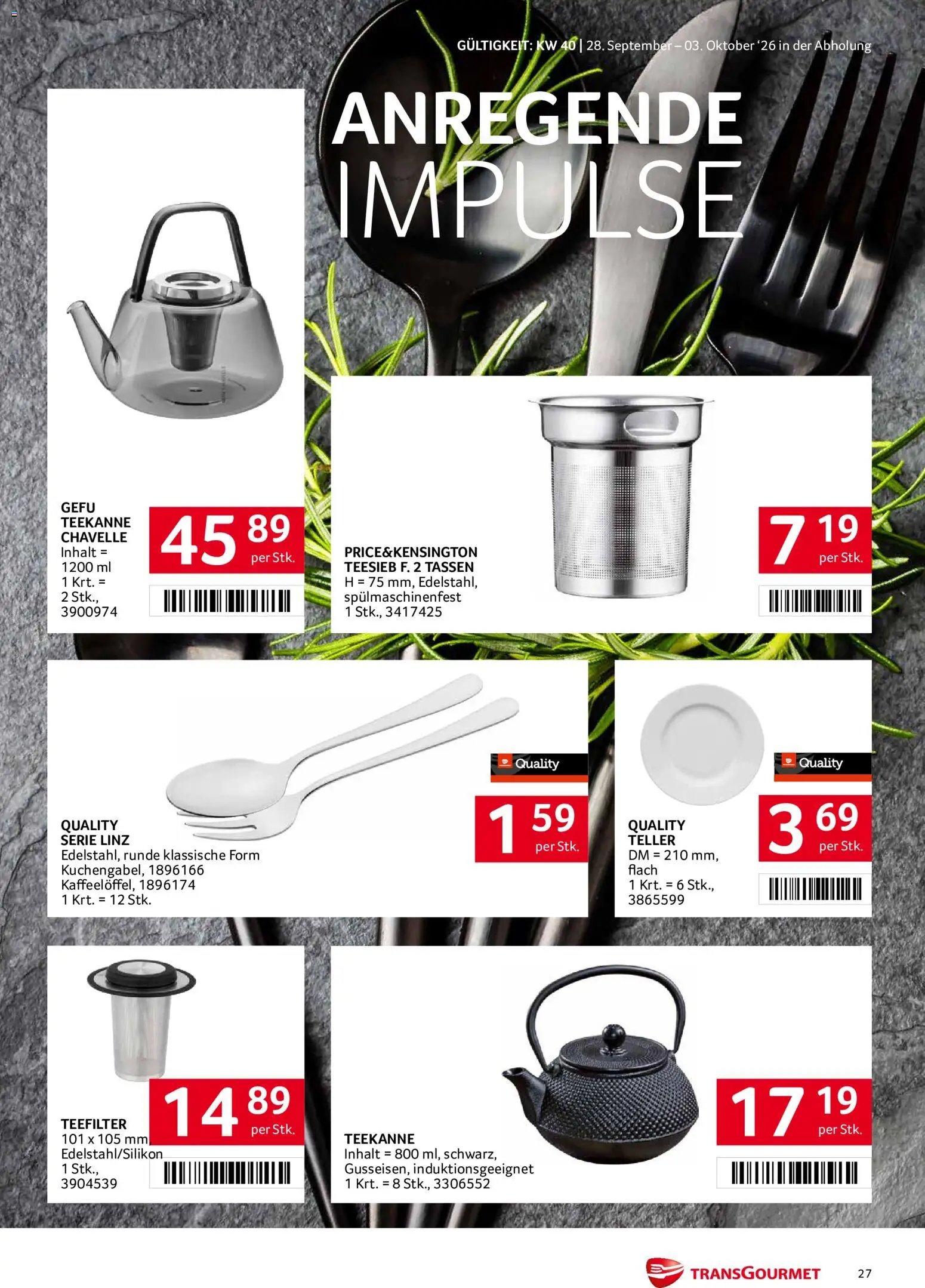 Transgourmet Flugblatt