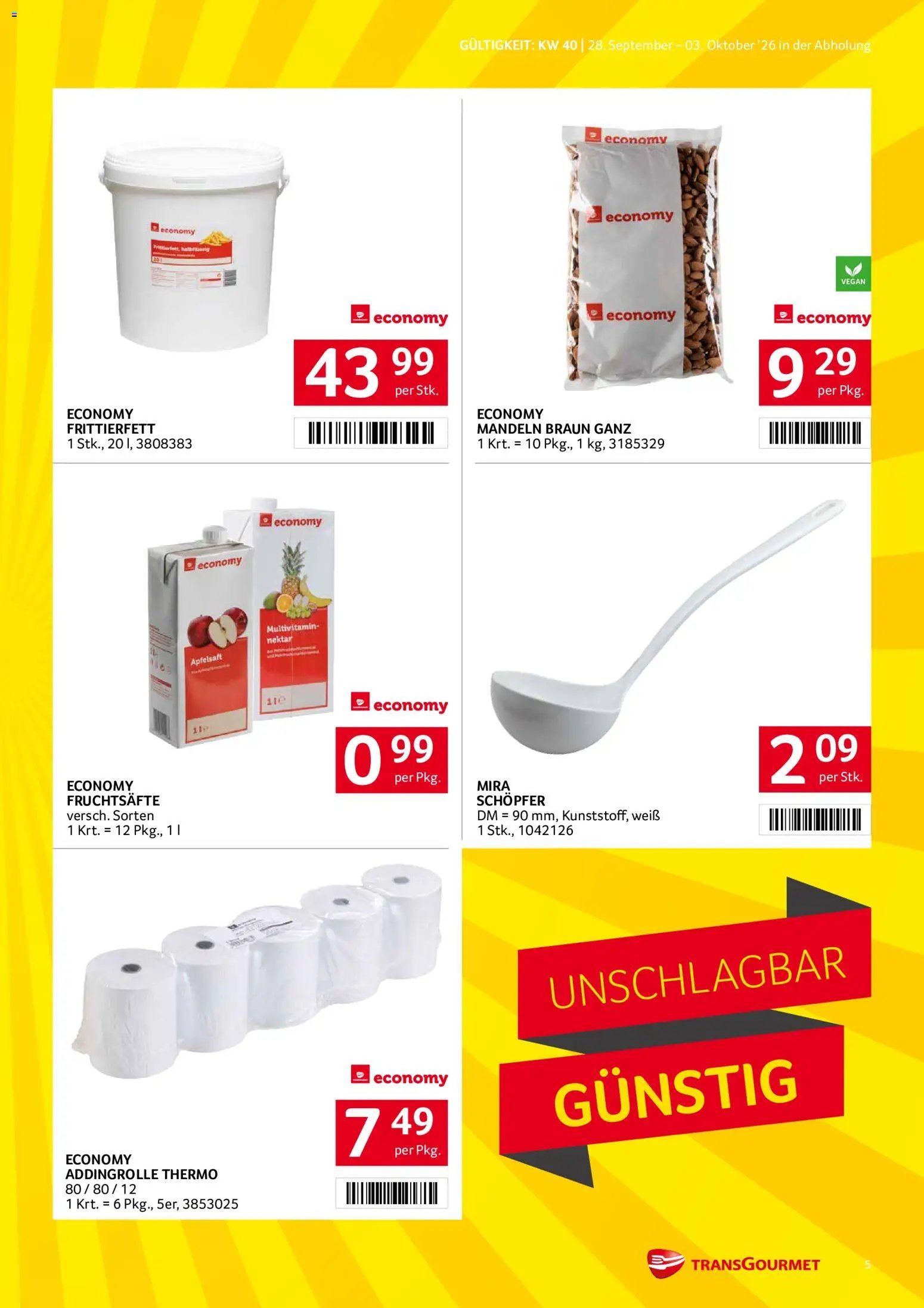 Transgourmet Flugblatt