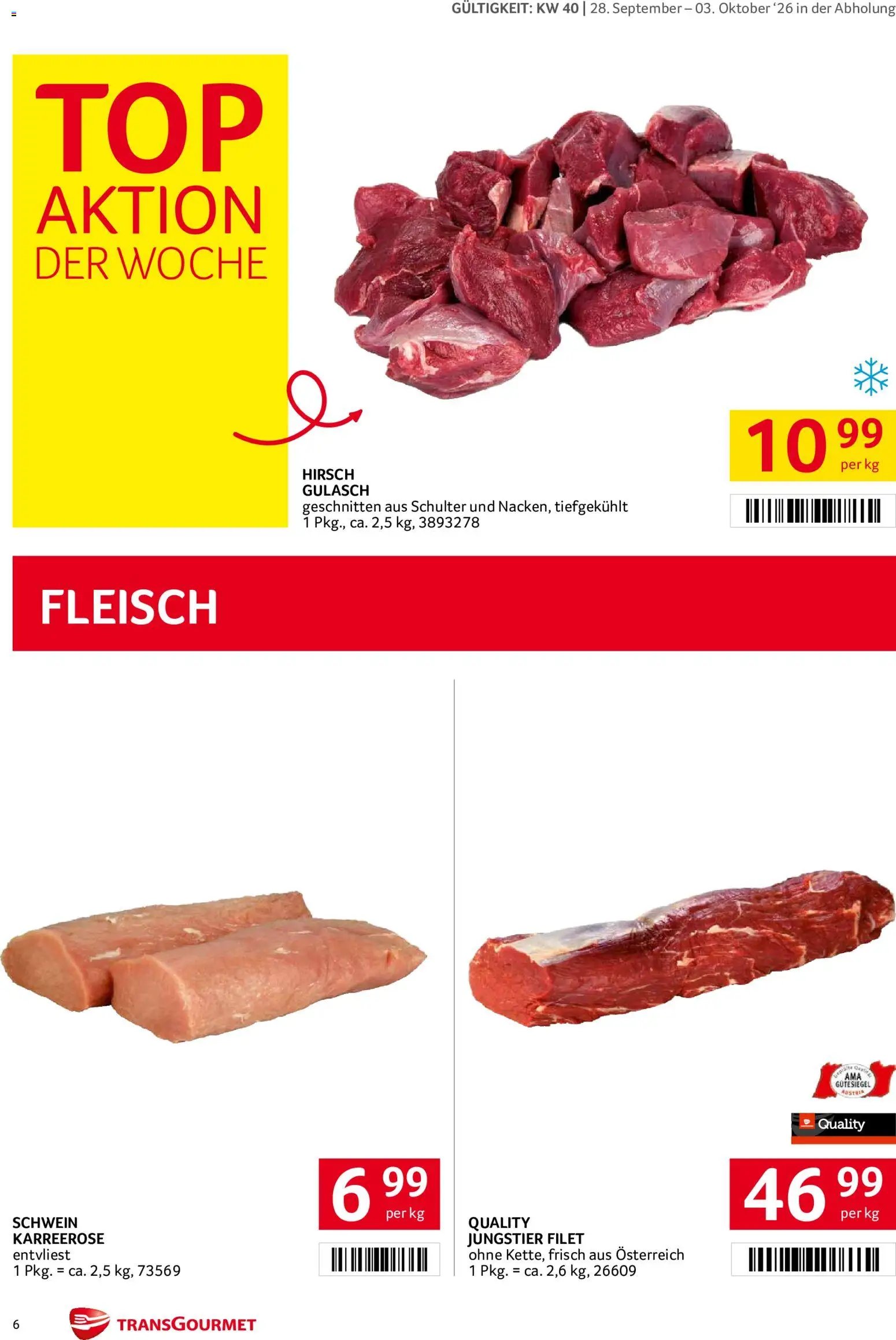 Transgourmet Flugblatt