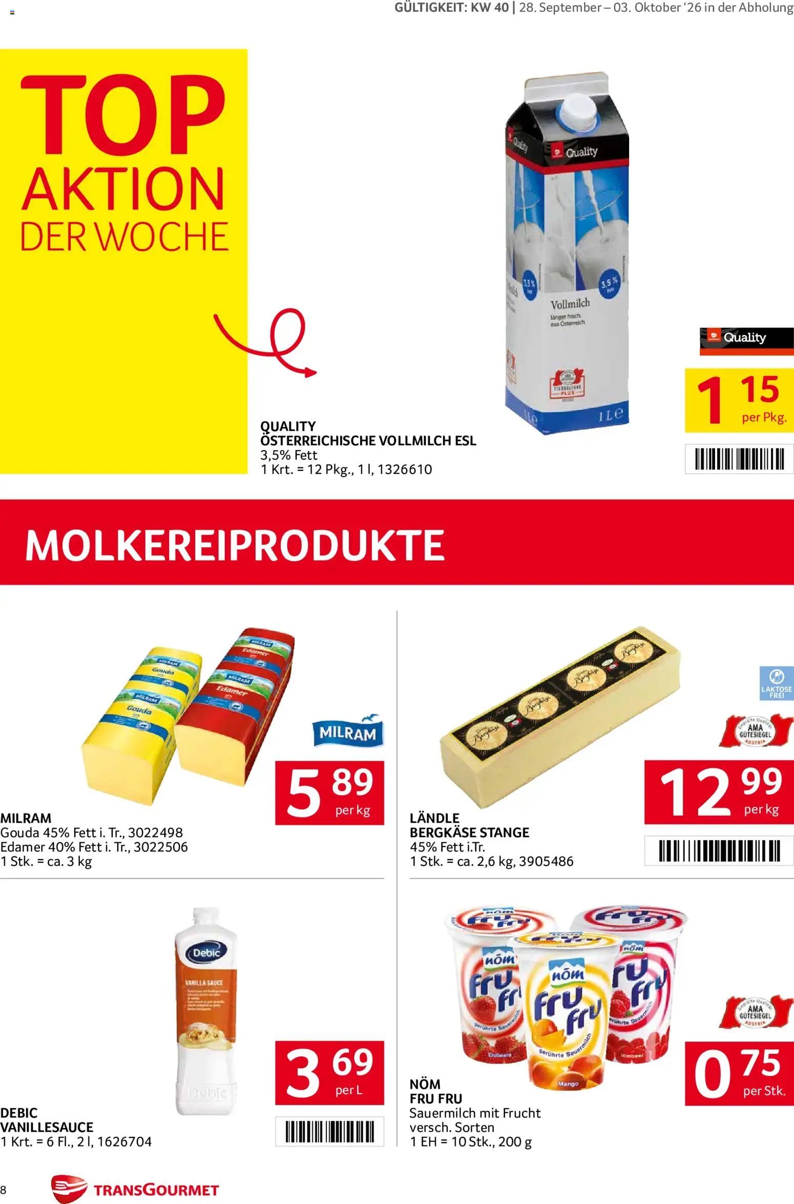 Transgourmet Flugblatt